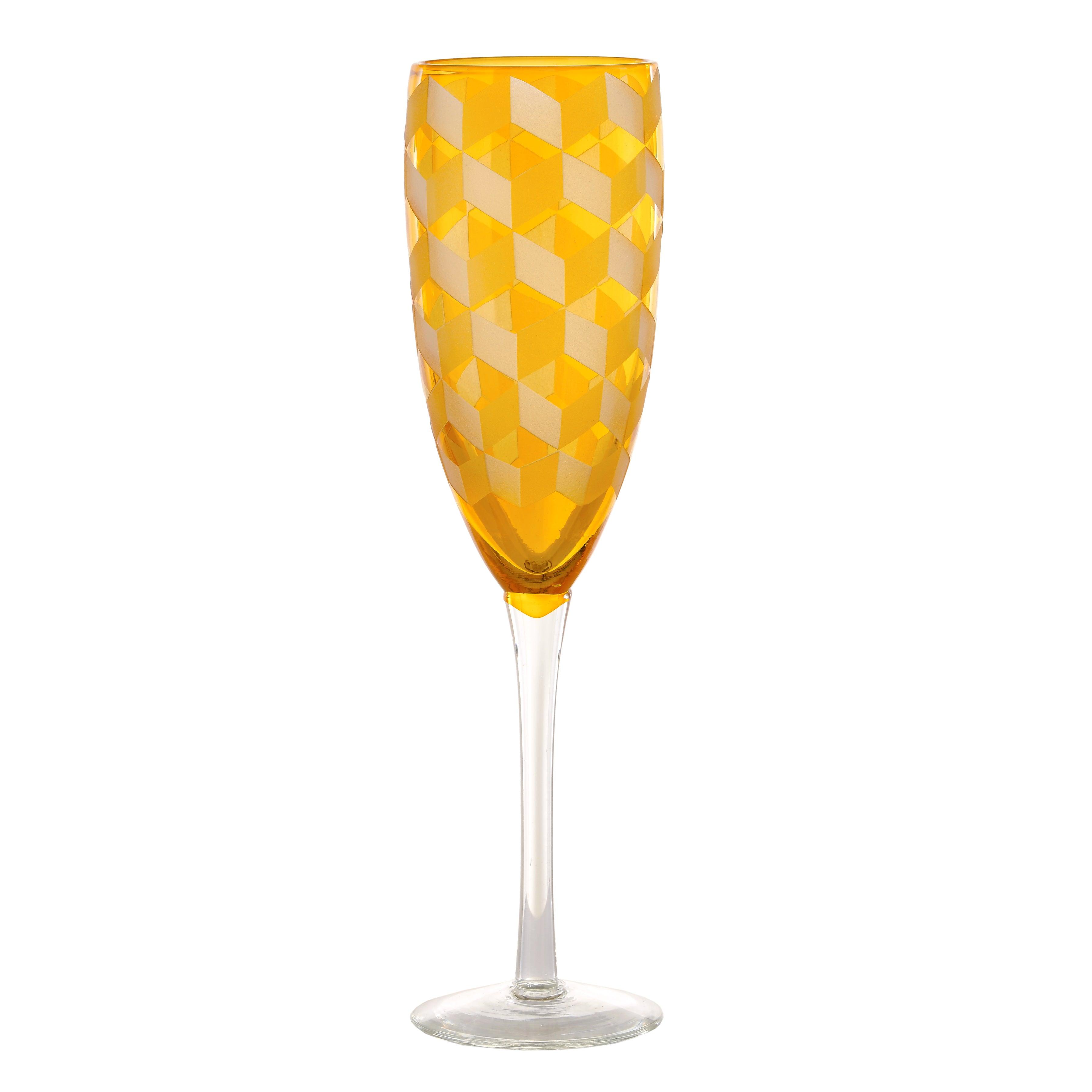 Zestaw kieliszków do szampana BLOCKS kolorowy Pols Potten Eye on Design