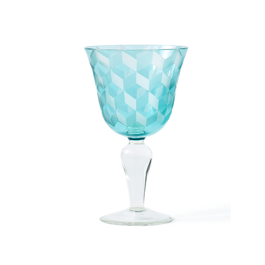 Zestaw kieliszków do wina BLOCKS kolorowy Pols Potten Eye on Design