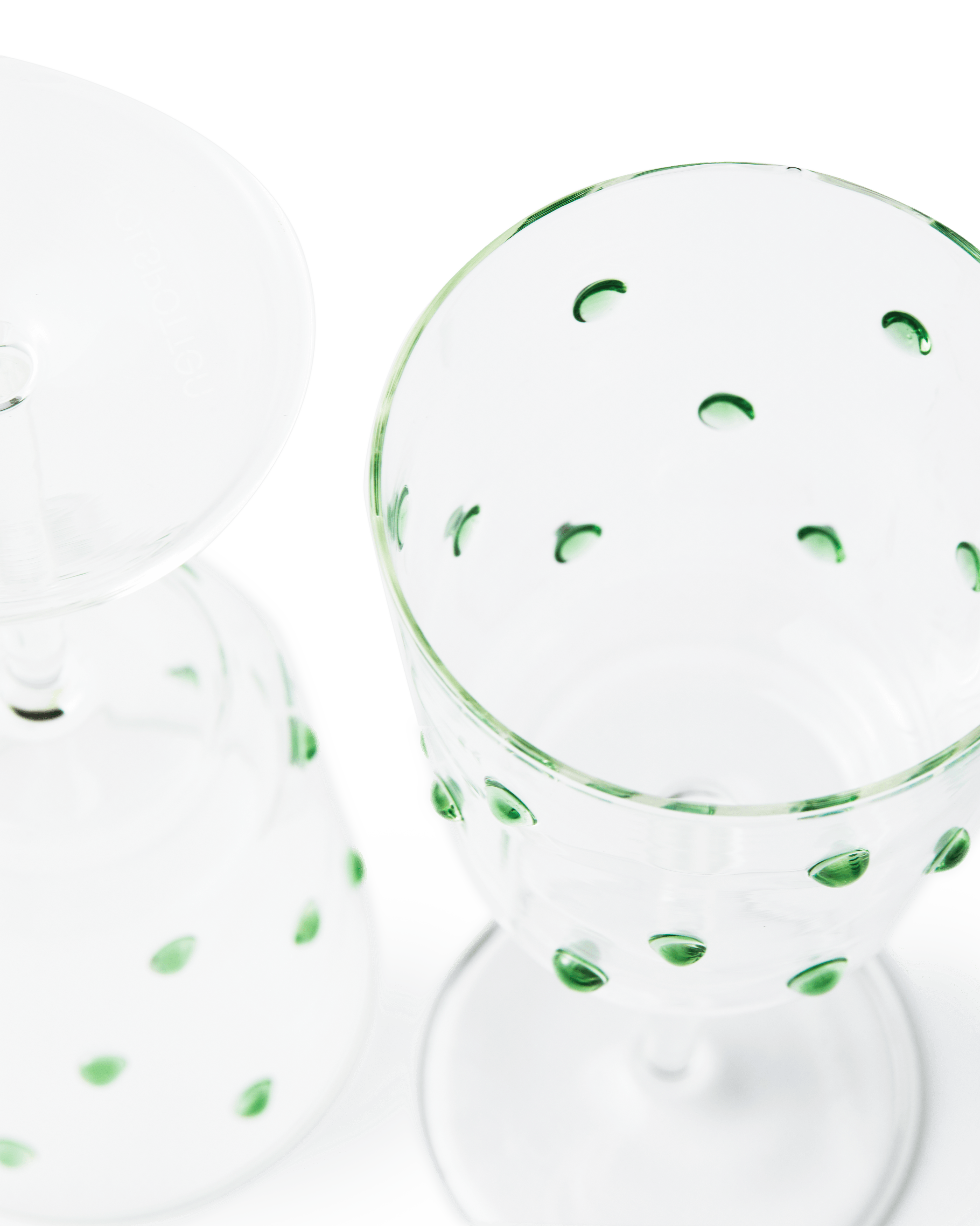 Zestaw kieliszków NOB oliwkowy Pols Potten Eye on Design