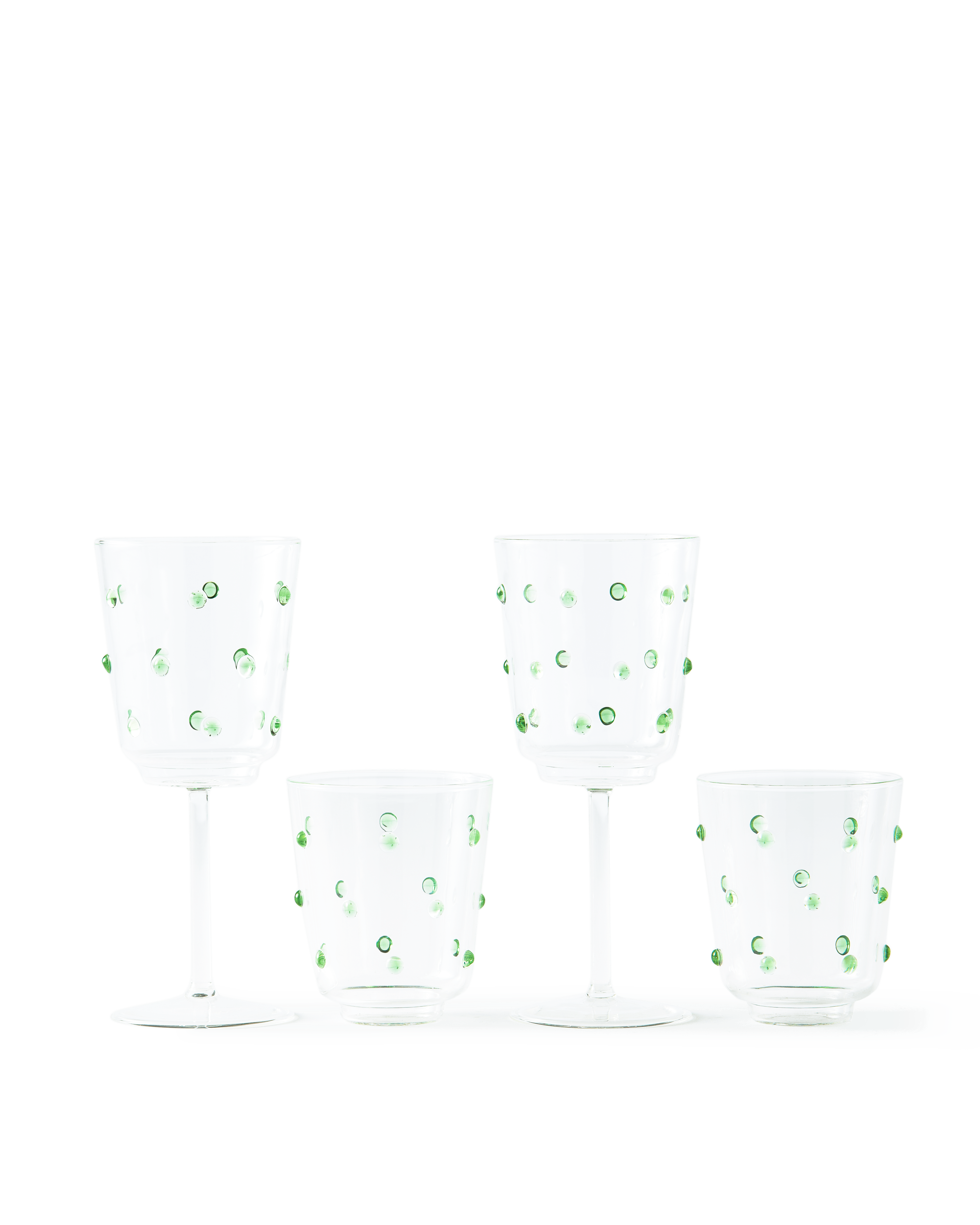 Zestaw kieliszków NOB oliwkowy Pols Potten Eye on Design