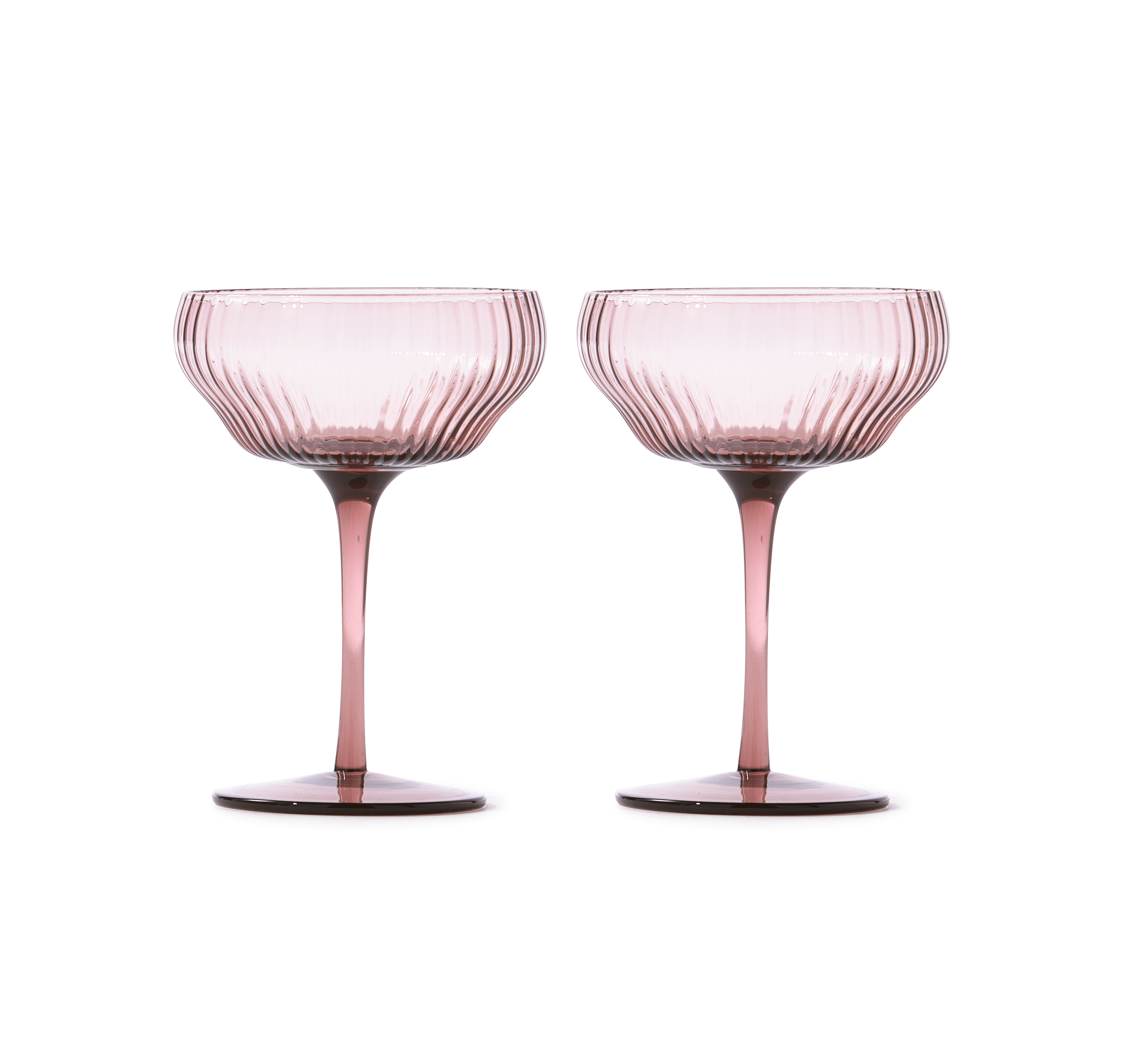 Zestaw kieliszków PUM śliwkowy fiolet Pols Potten Eye on Design