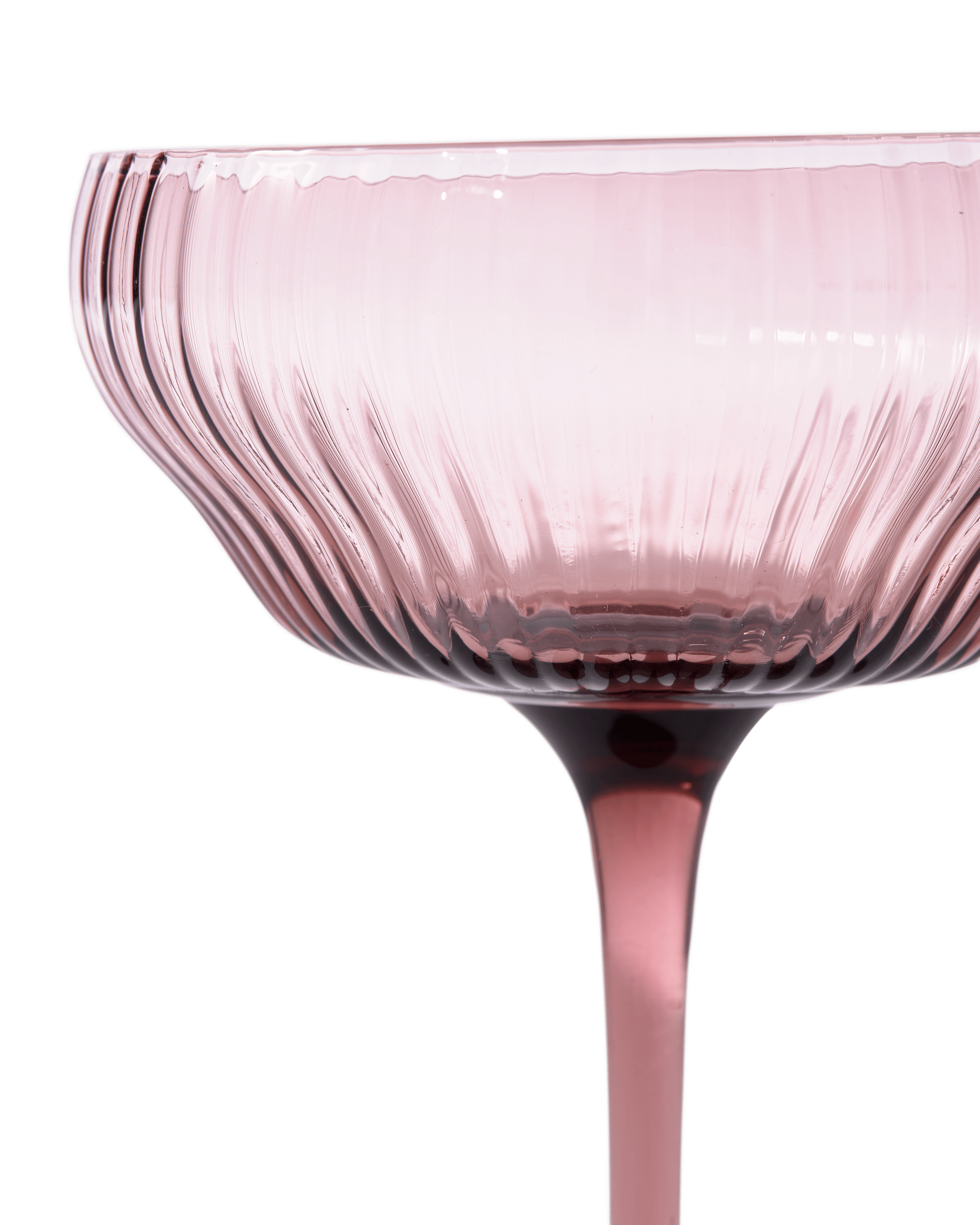 Zestaw kieliszków PUM śliwkowy fiolet Pols Potten Eye on Design