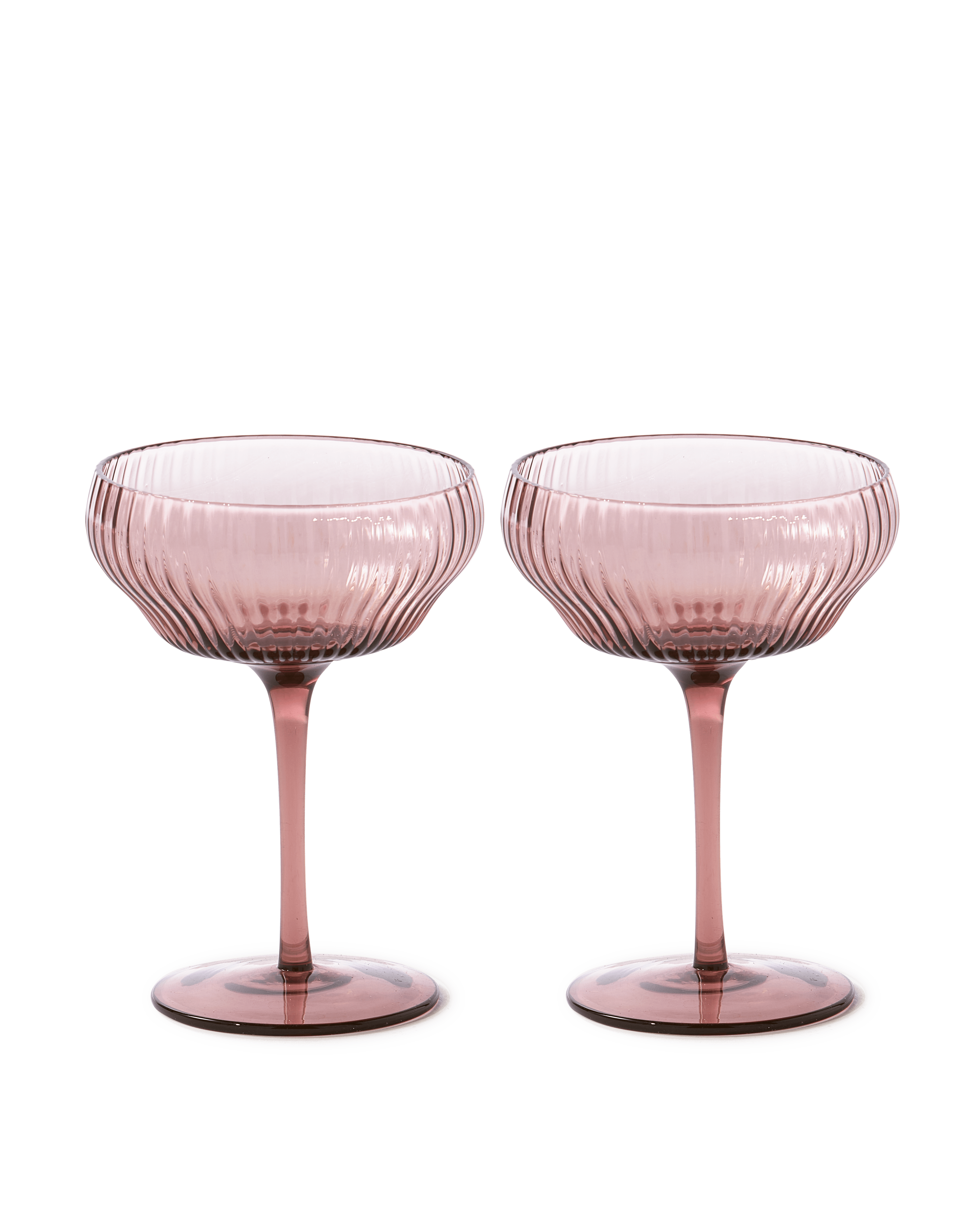 Zestaw kieliszków PUM śliwkowy fiolet Pols Potten Eye on Design