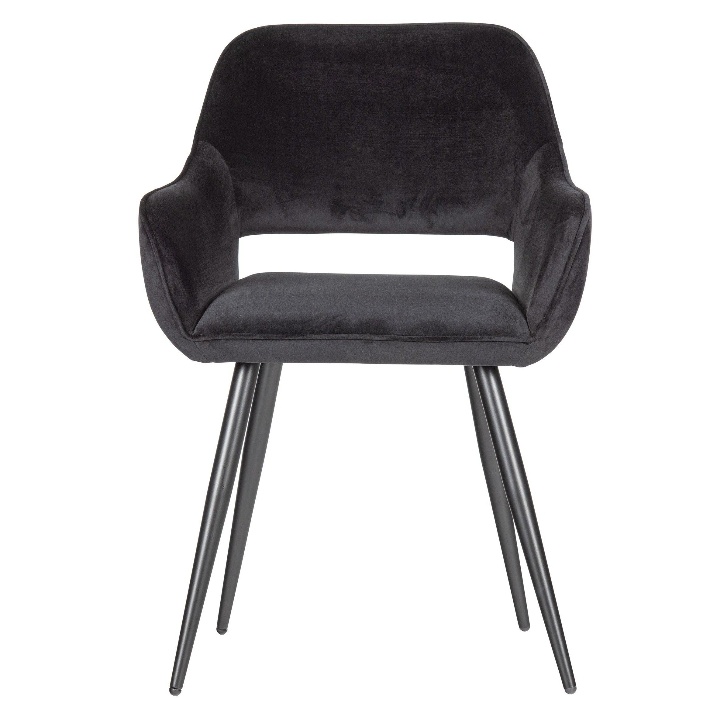 Zestaw krzeseł JELLE czarny Woood Eye on Design