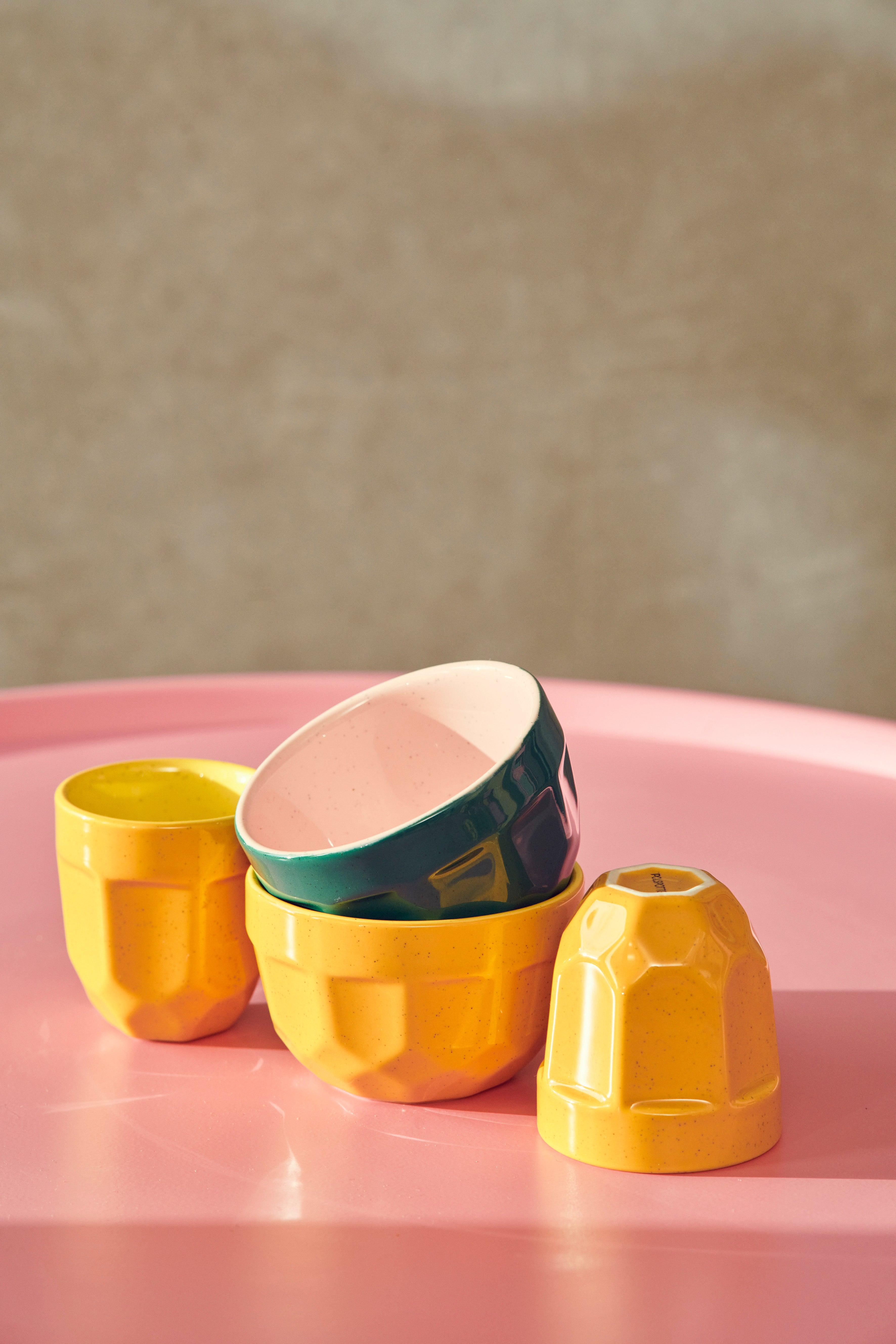 Zestaw kubków CAPPUCCINO kolorowy Pols Potten Eye on Design