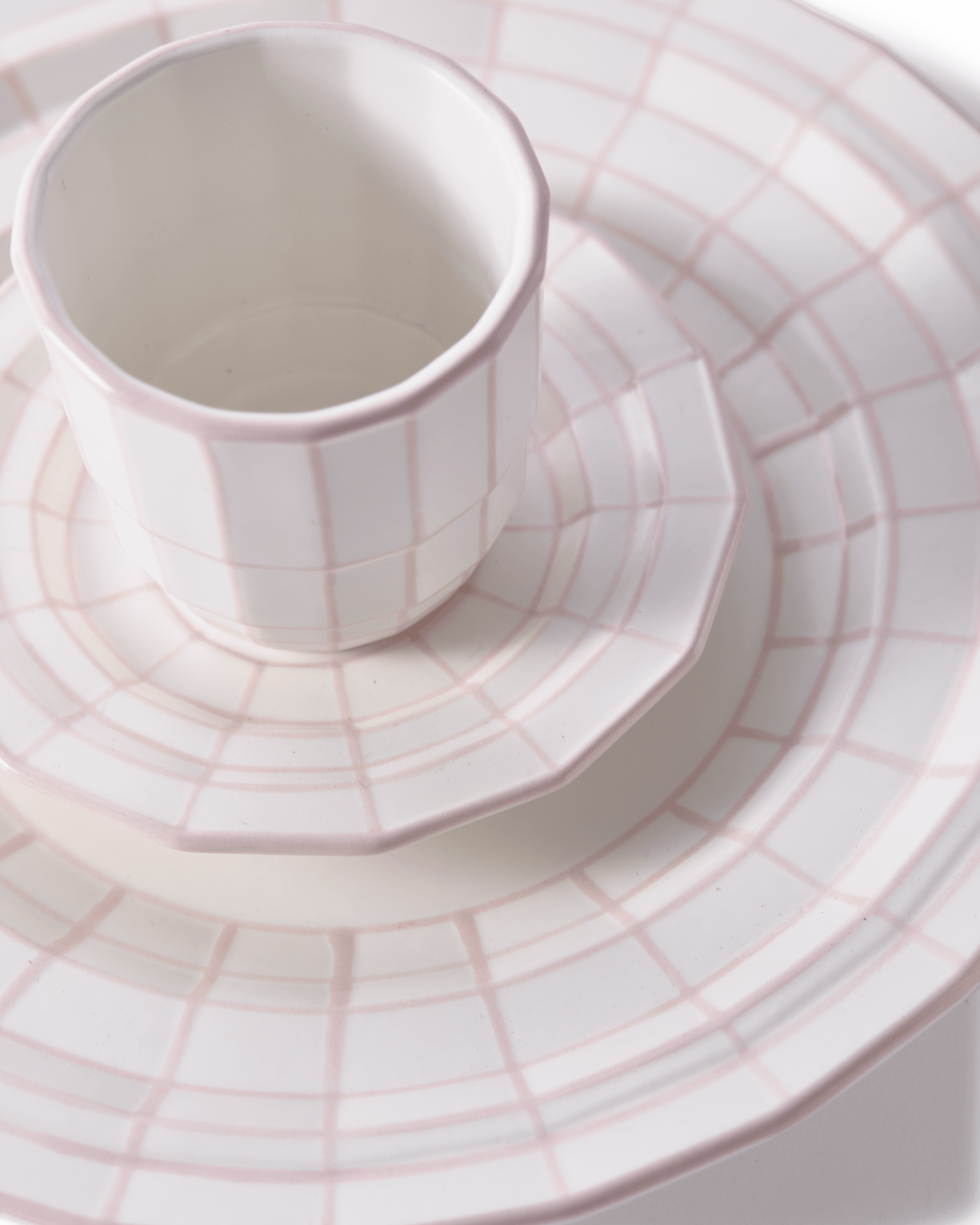 Zestaw kubków DIGI jasnoróżowy Pols Potten Eye on Design