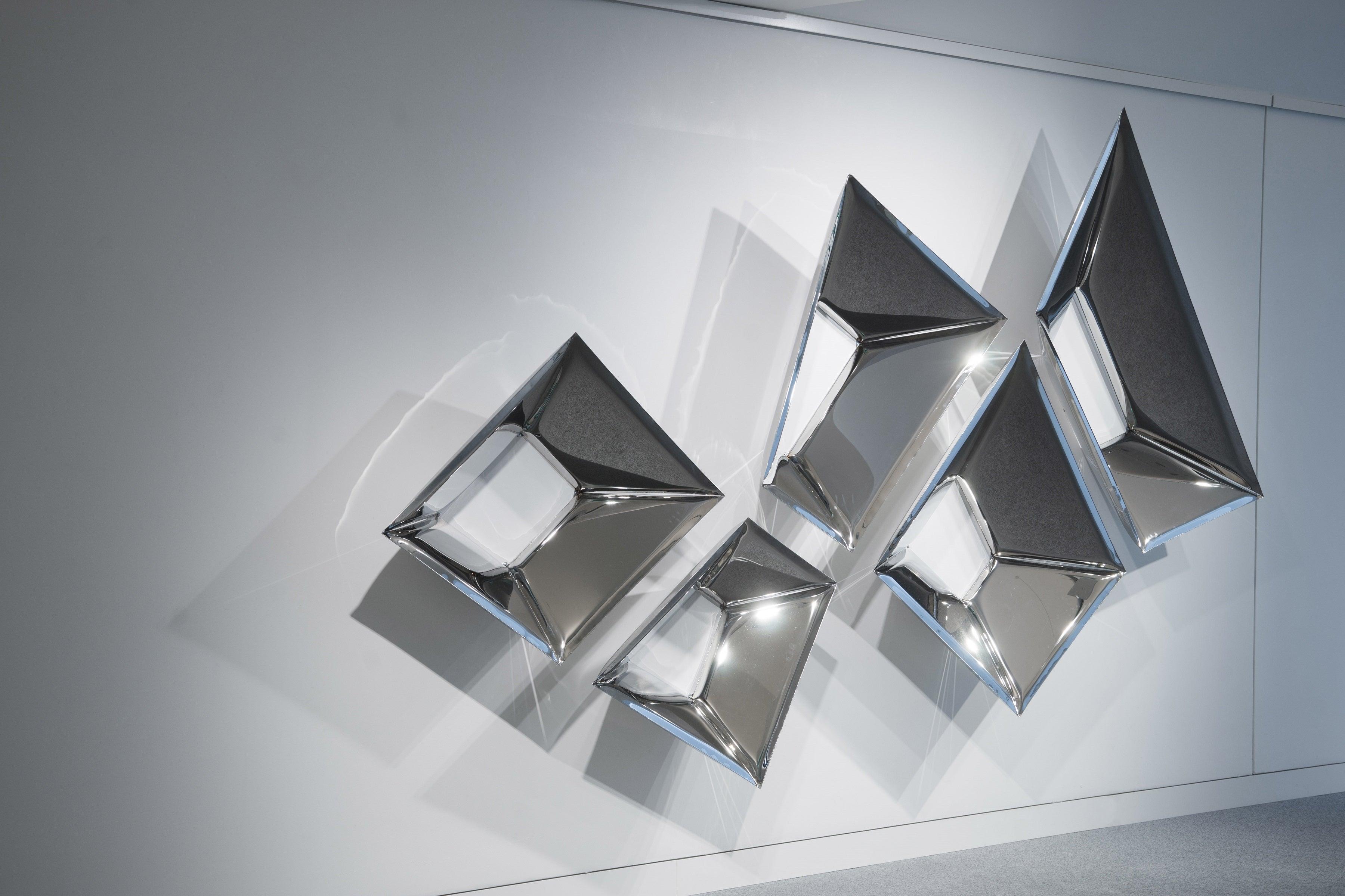 Zestaw luster CRYSTALS inox Zieta Studio Eye on Design