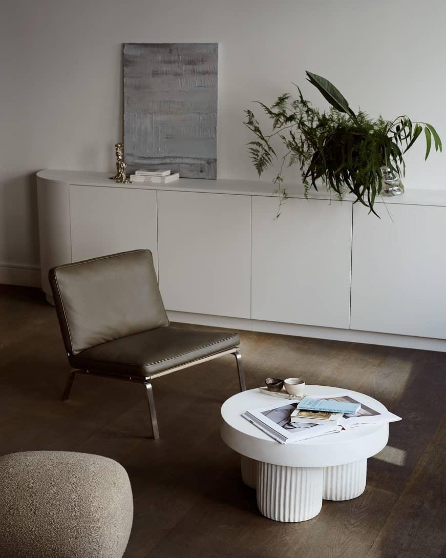 Zestaw stolików GEAR biały beton NORR11 Eye on Design