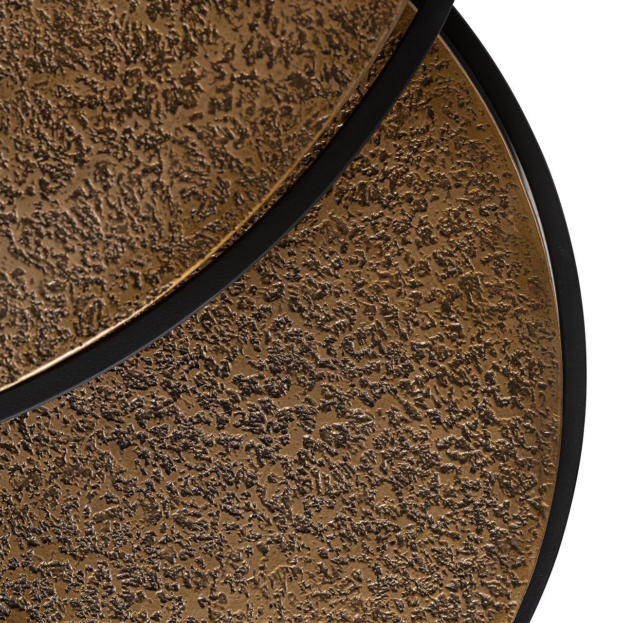 Zestaw stolików kawowych DERBY antyczny złoty Richmond Interiors Eye on Design