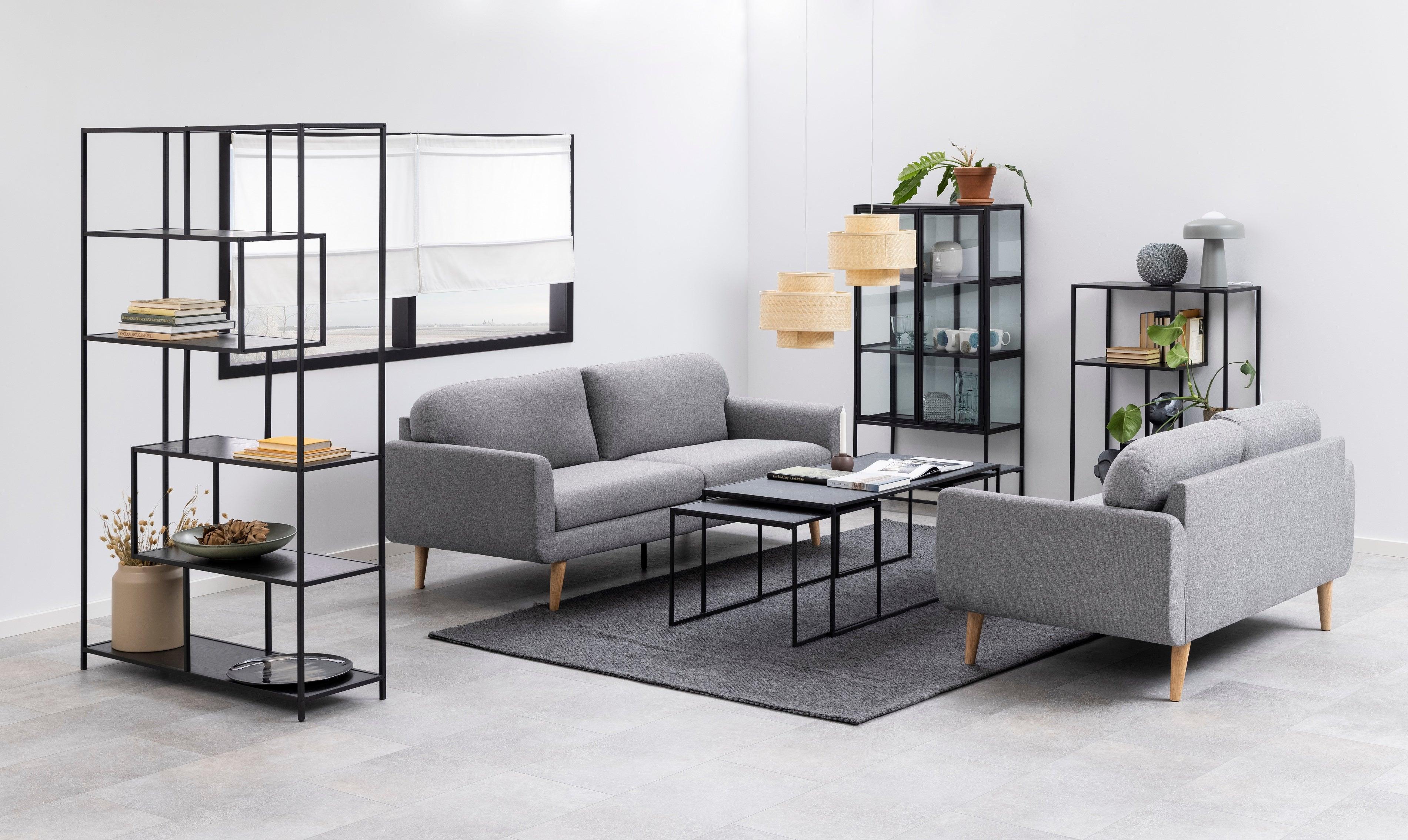 Zestaw stolików kawowych INFINITY czarny Home Essentials Eye on Design