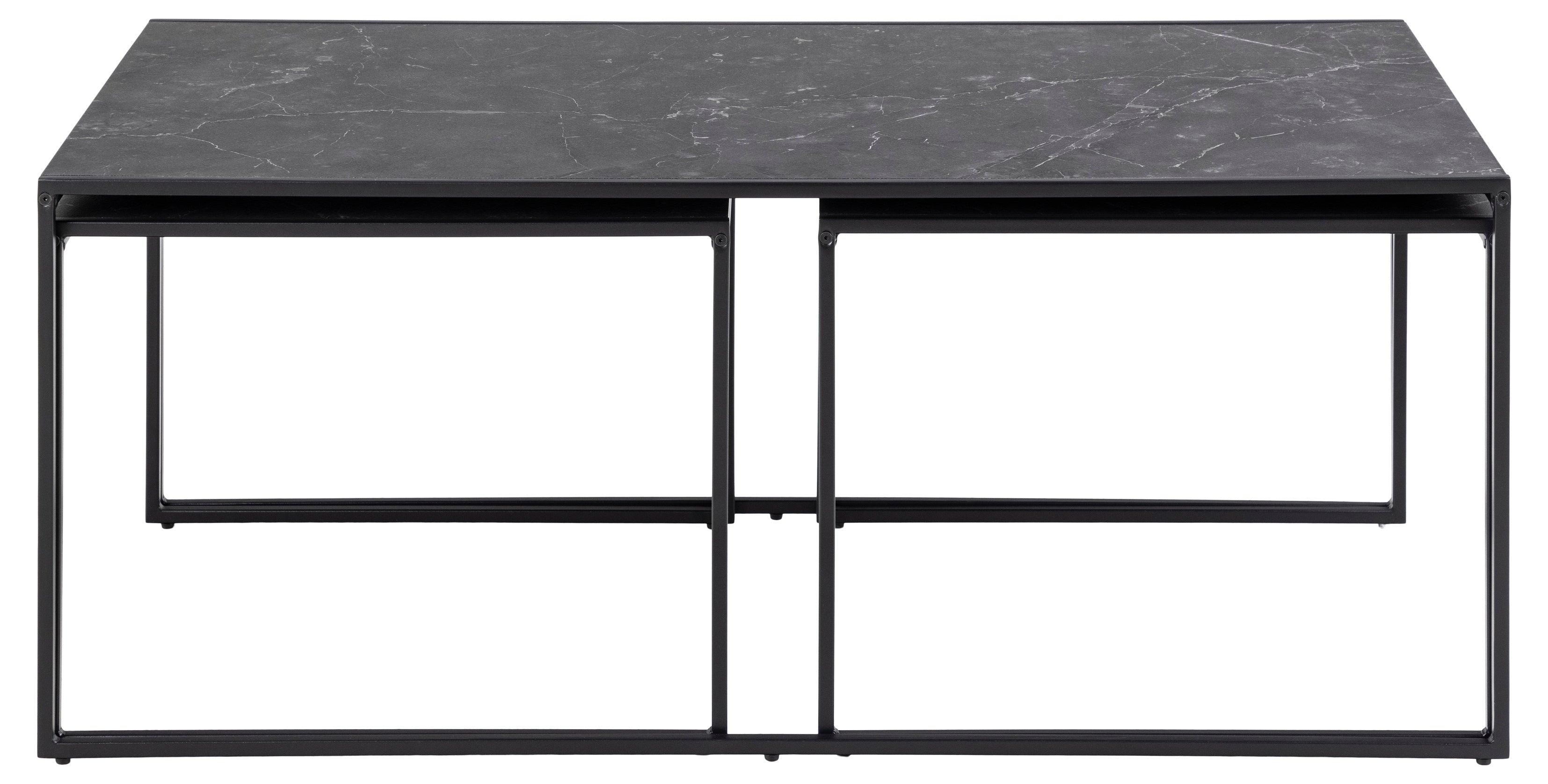 Zestaw stolików kawowych INFINITY czarny Home Essentials Eye on Design