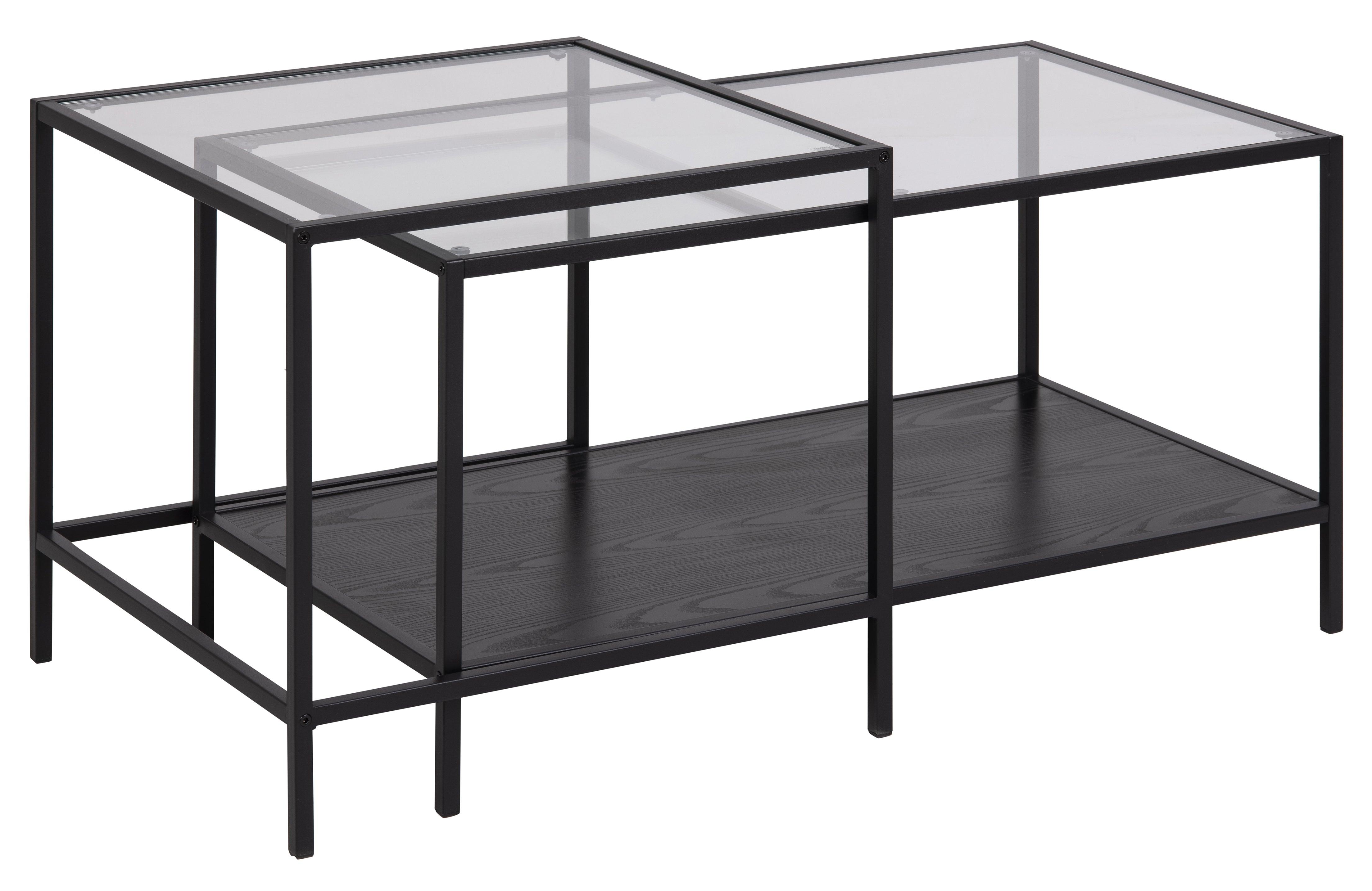 Zestaw stolików kawowych SEAFORD czarny Home Essentials Eye on Design