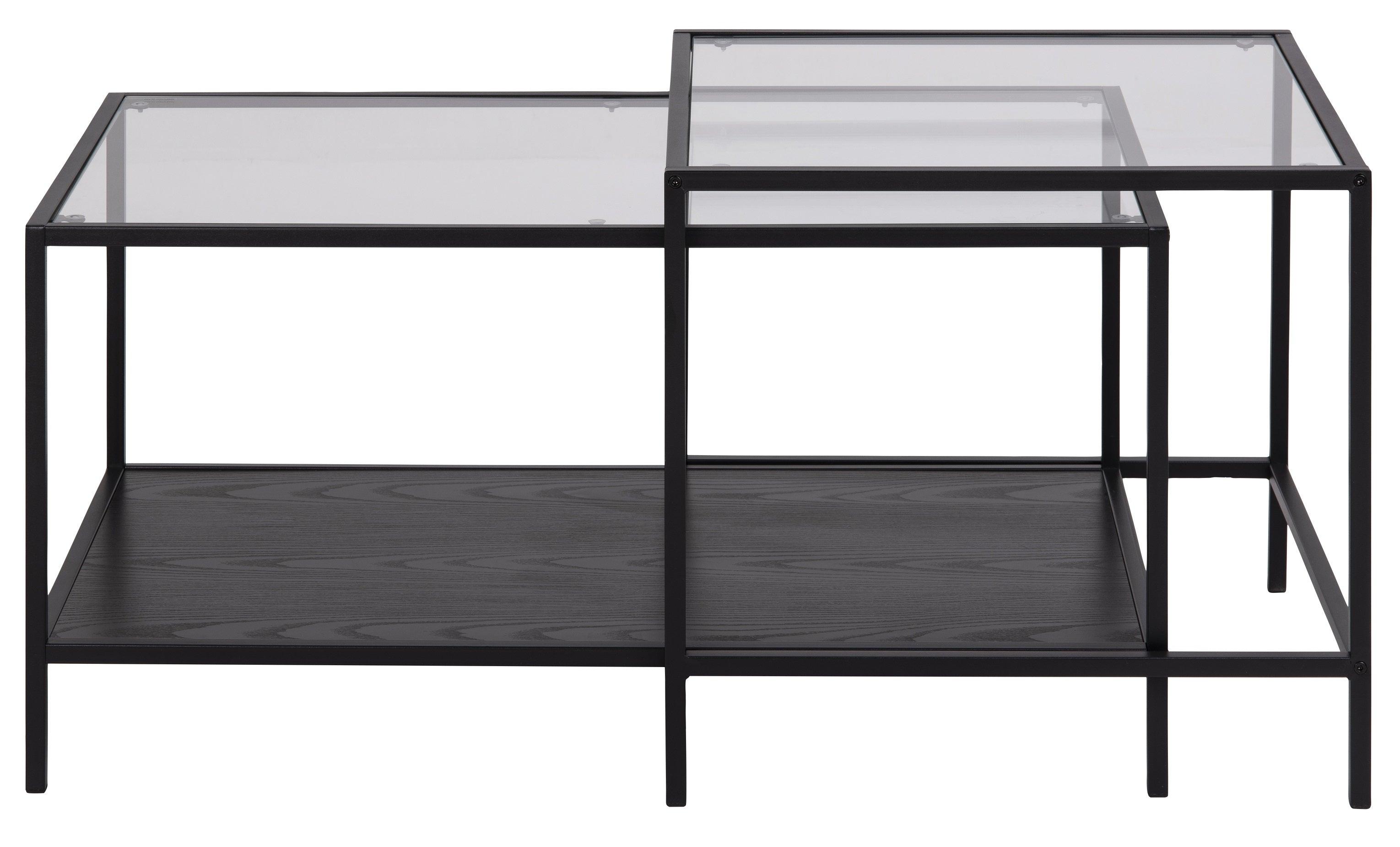 Zestaw stolików kawowych SEAFORD czarny Home Essentials Eye on Design