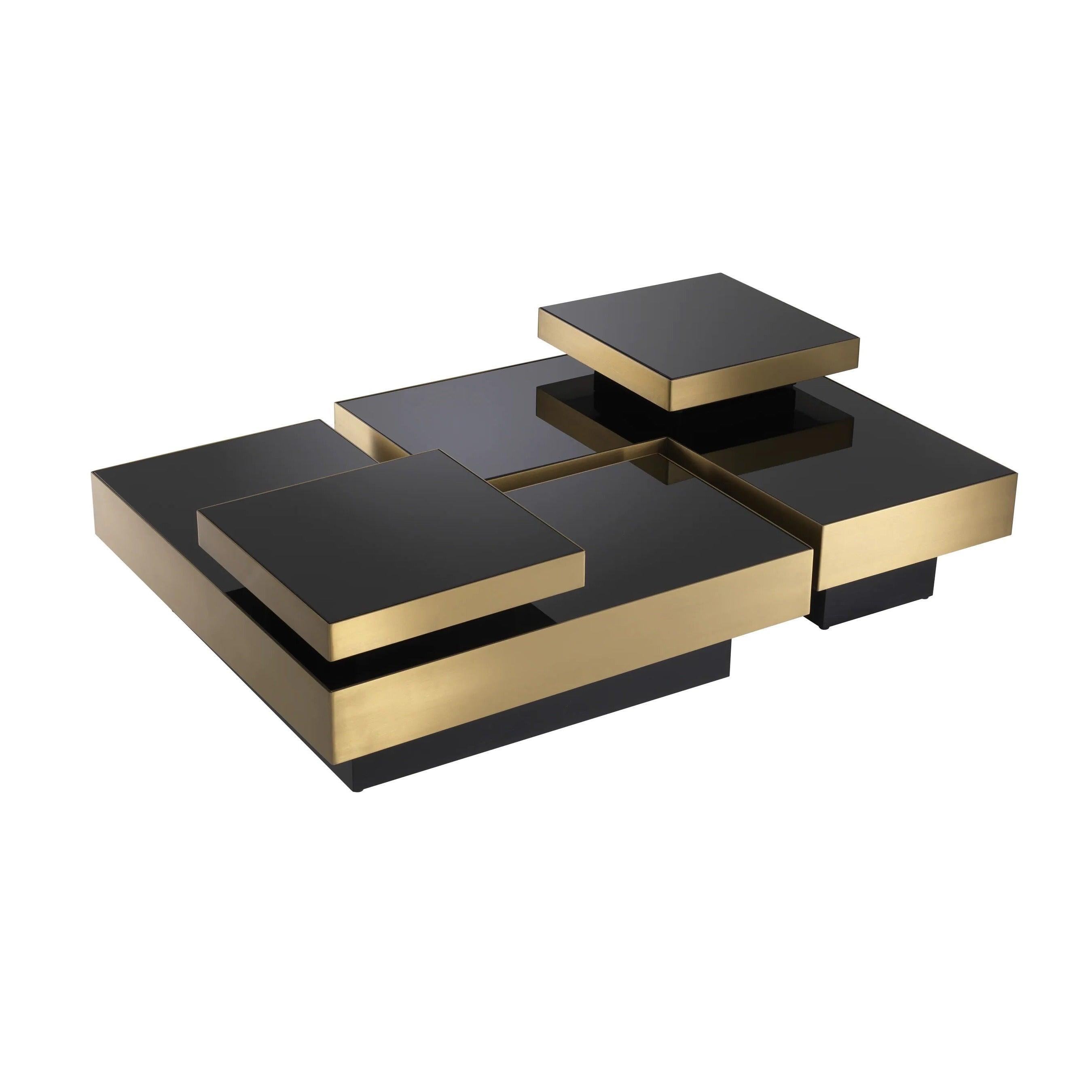 Zestaw stolików NIO mosiężny Eichholtz Eye on Design