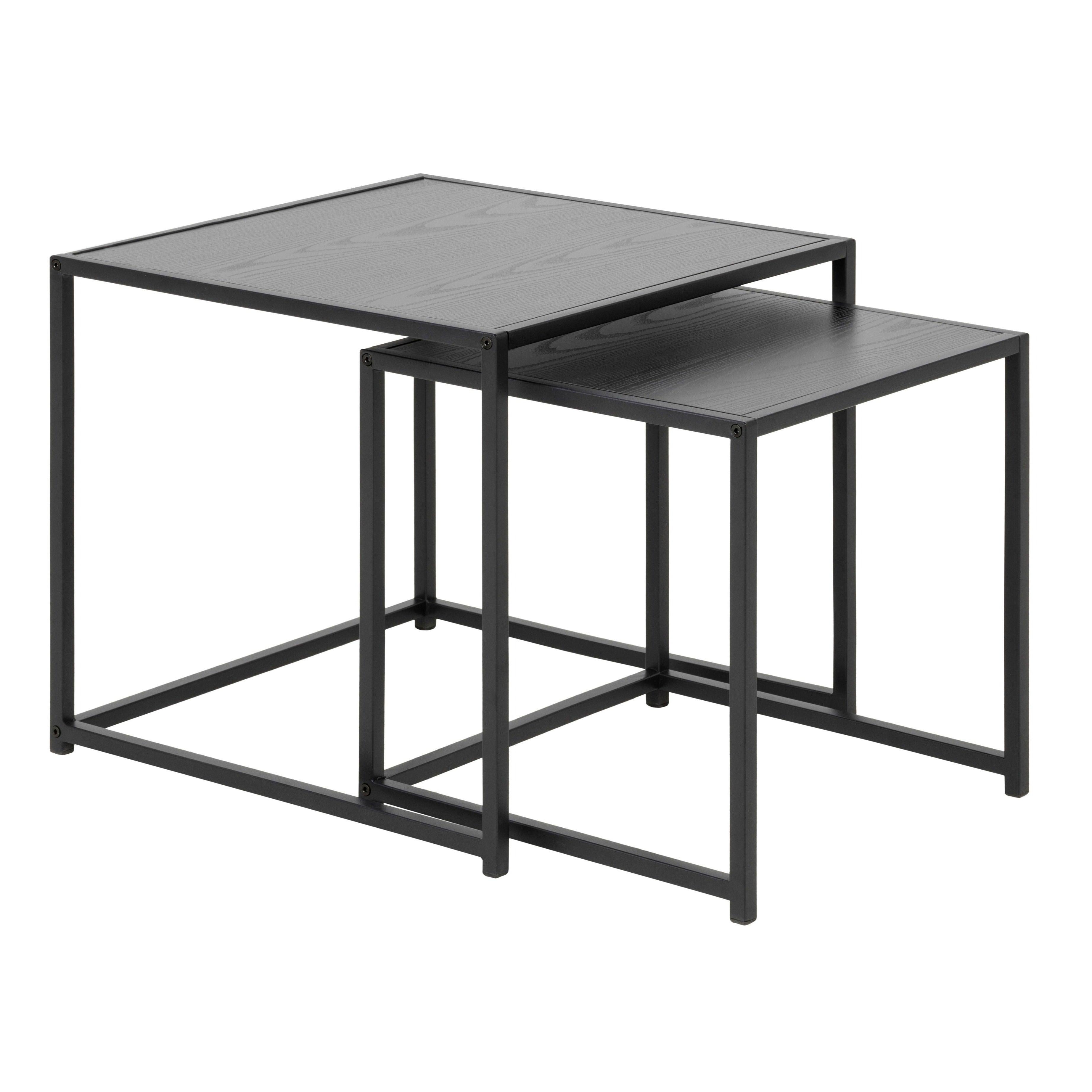 Zestaw stolików SEAFORD czarny Home Essentials Eye on Design