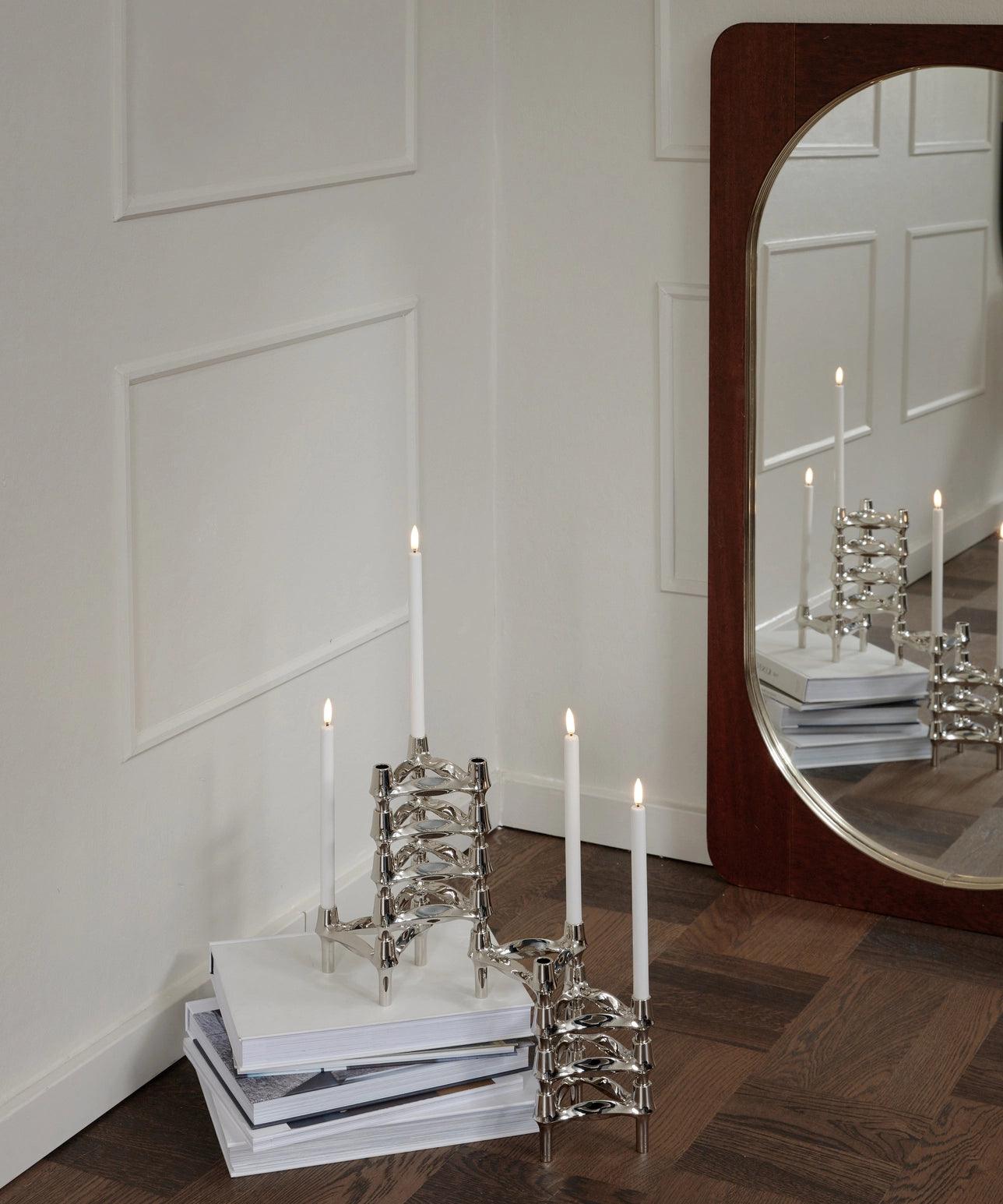 Zestaw świeczników BMF chrom Stoff Nagel Eye on Design