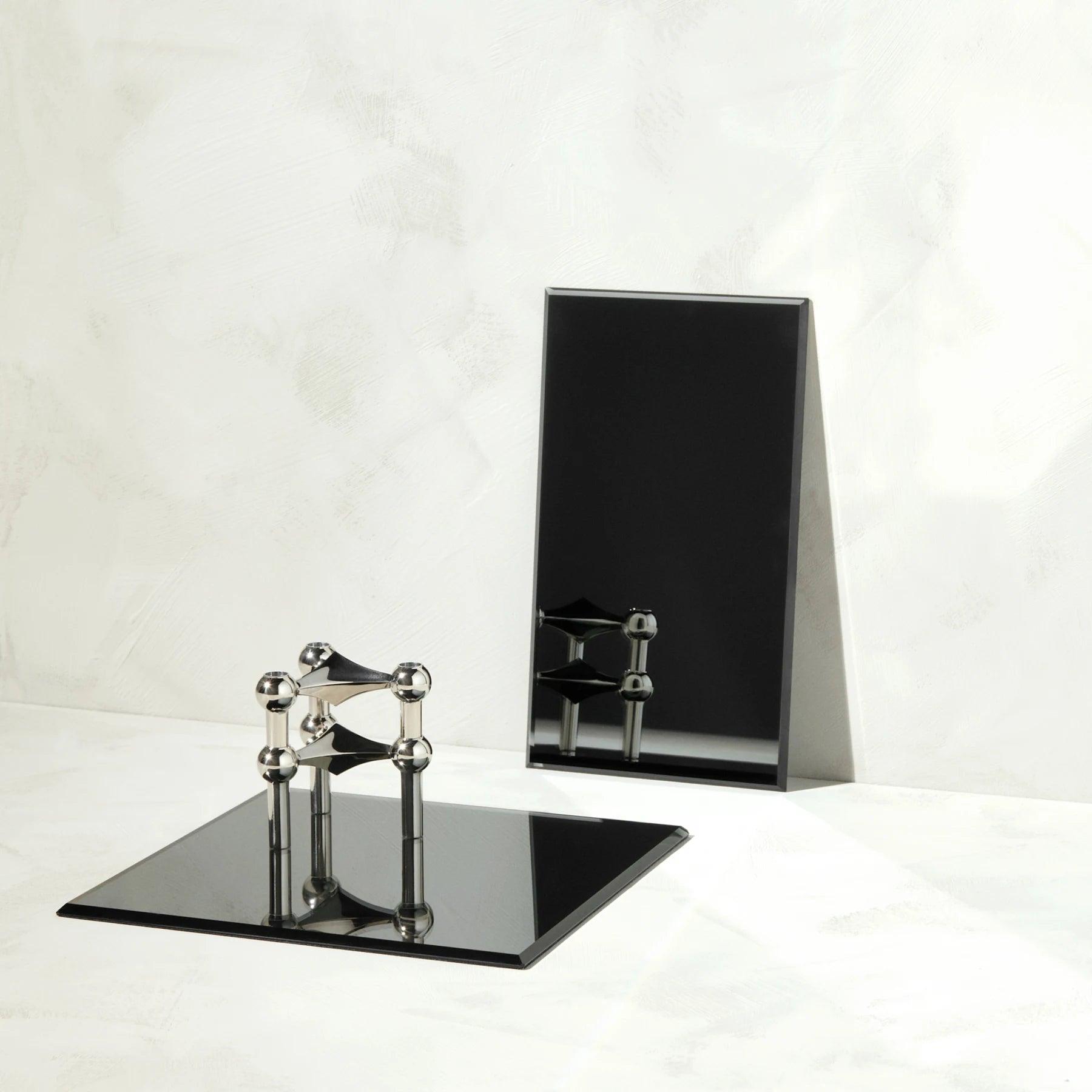 Zestaw świeczników STOFF NAGEL chrom Stoff Nagel Eye on Design