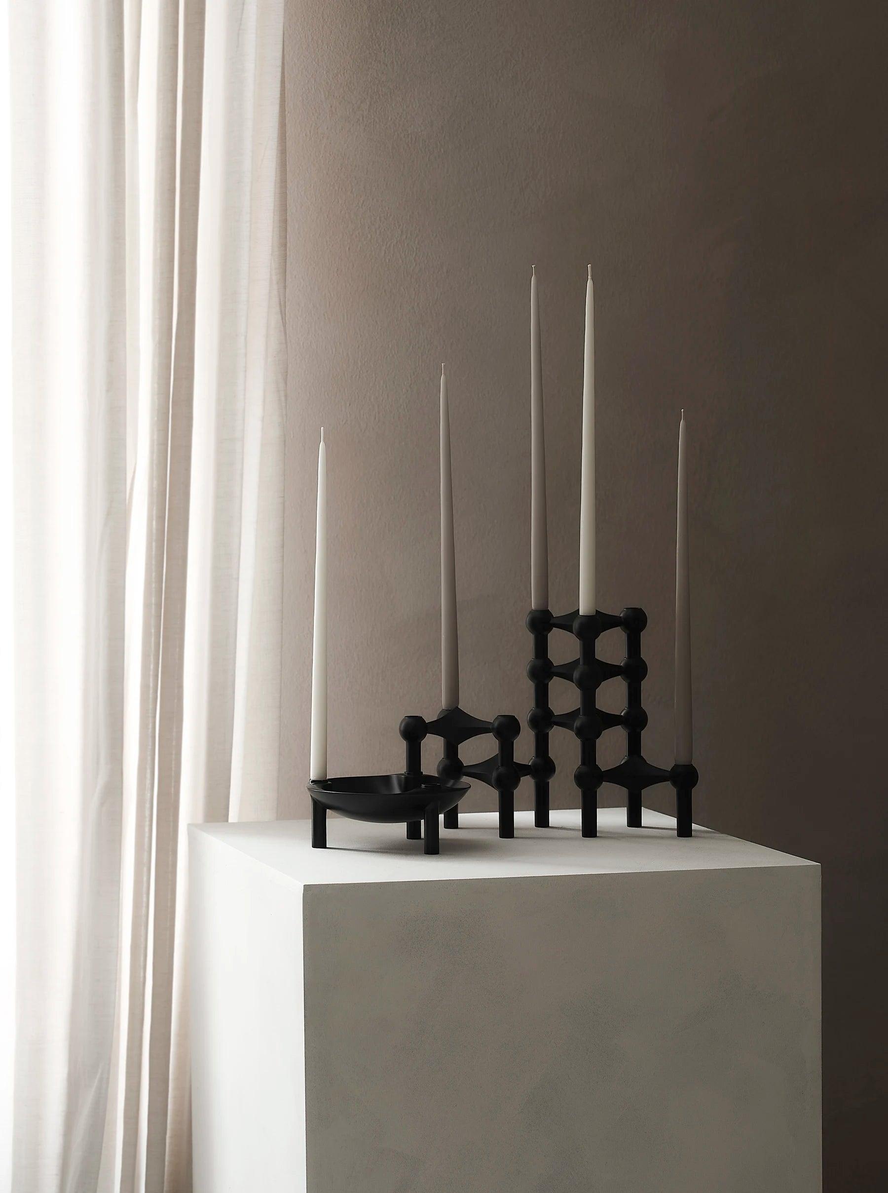 Zestaw świeczników STOFF NAGEL czarny Stoff Nagel Eye on Design