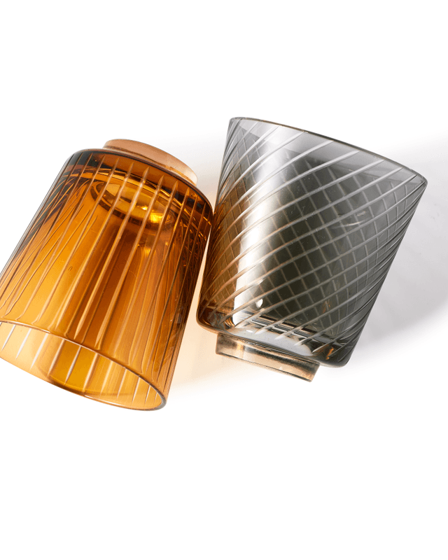 Zestaw szklanek LIBRARY TUMBLERY brązowy Pols Potten Eye on Design