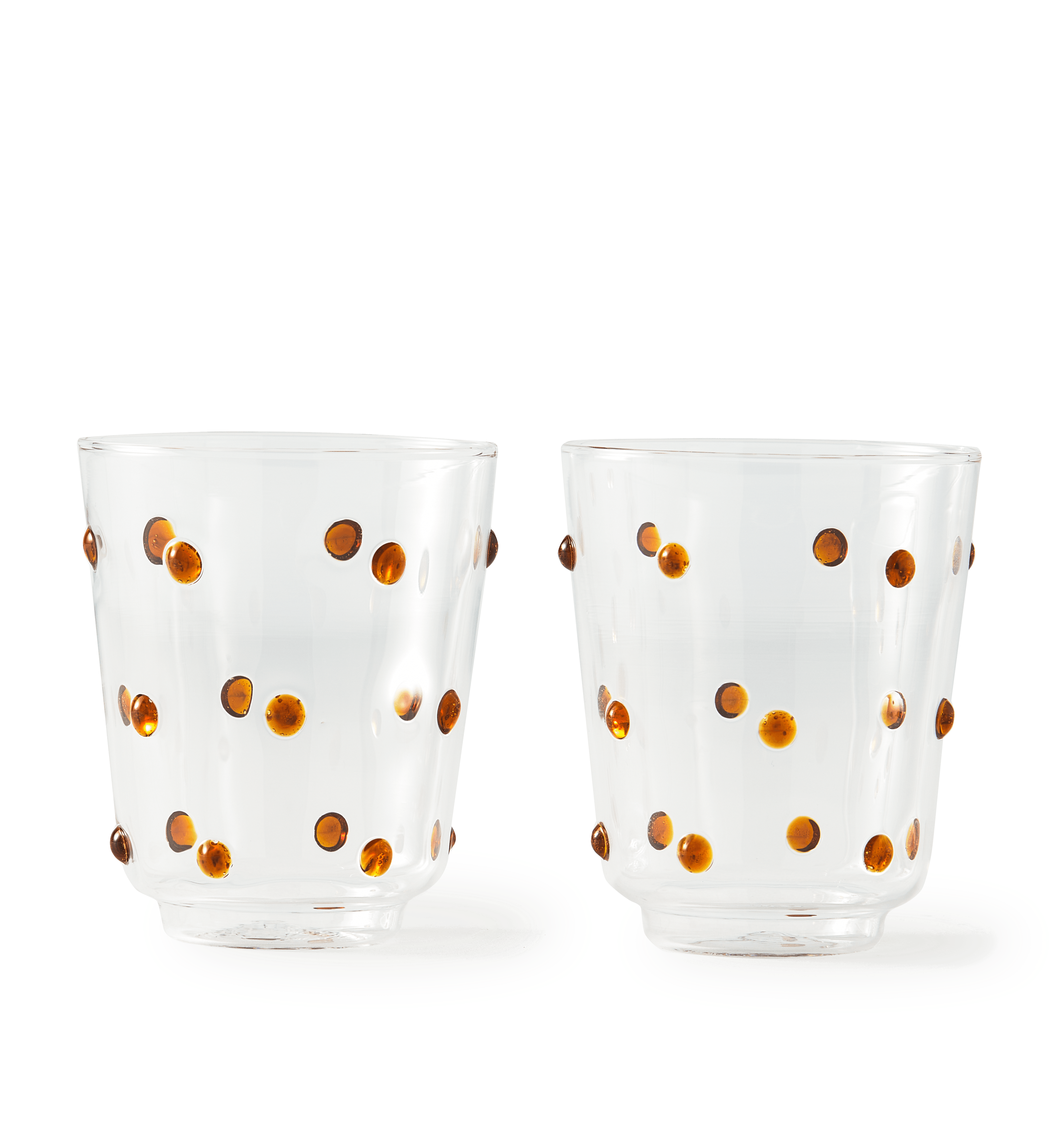 Zestaw szklanek NOB brązowy Pols Potten Eye on Design