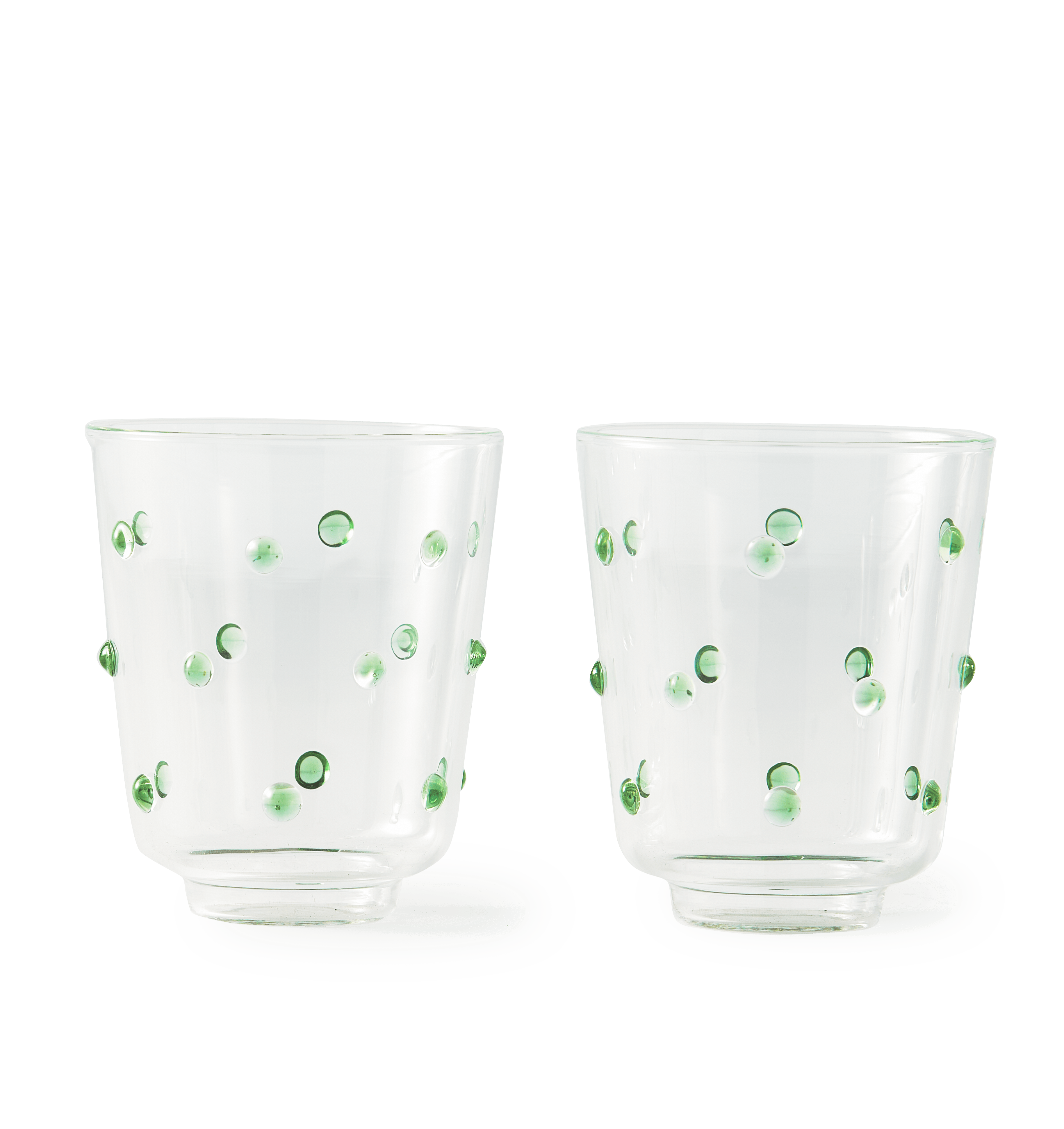 Zestaw szklanek NOB oliwkowy Pols Potten Eye on Design