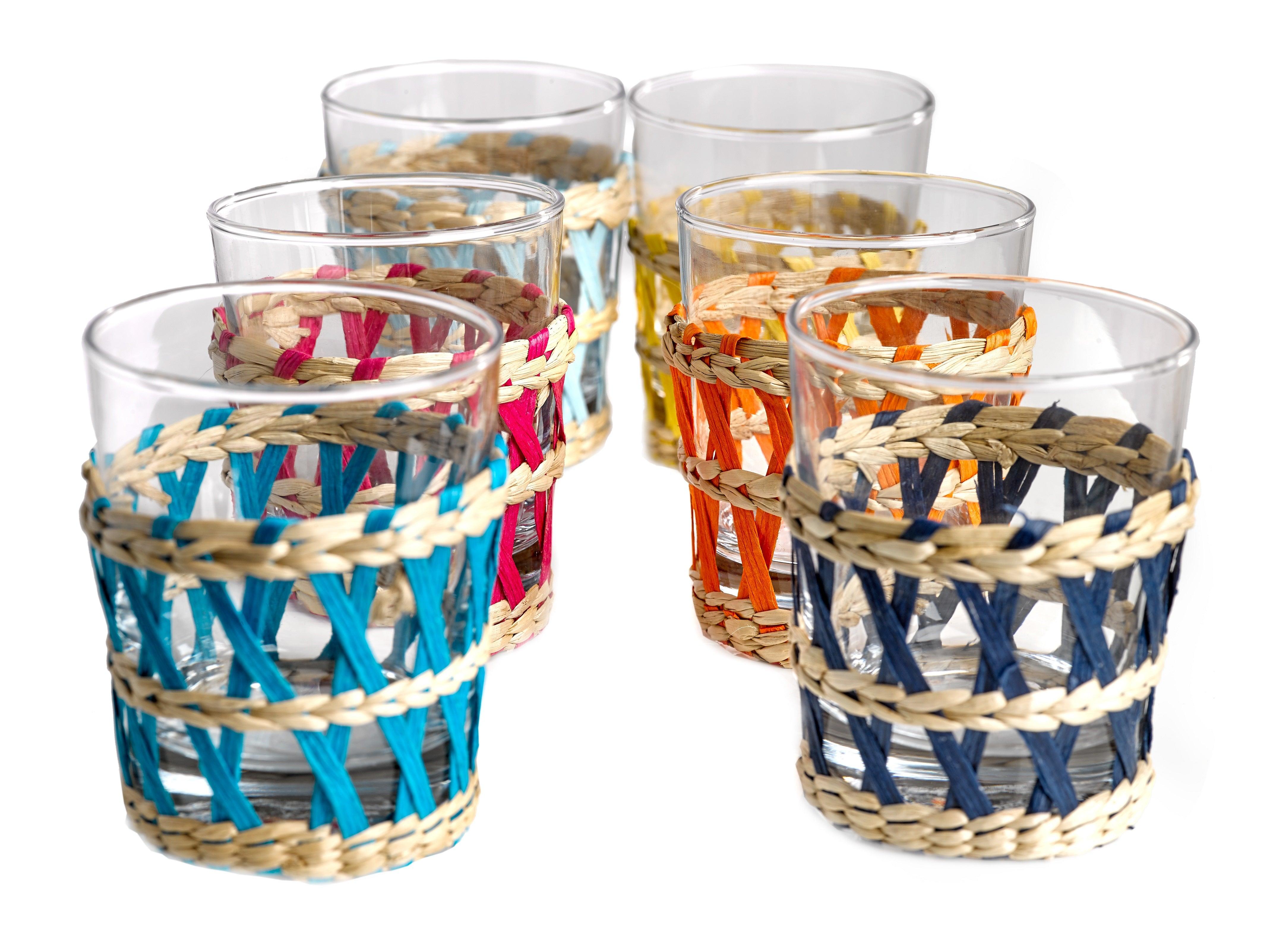 Zestaw szklanek REED kolorowy Pols Potten Eye on Design