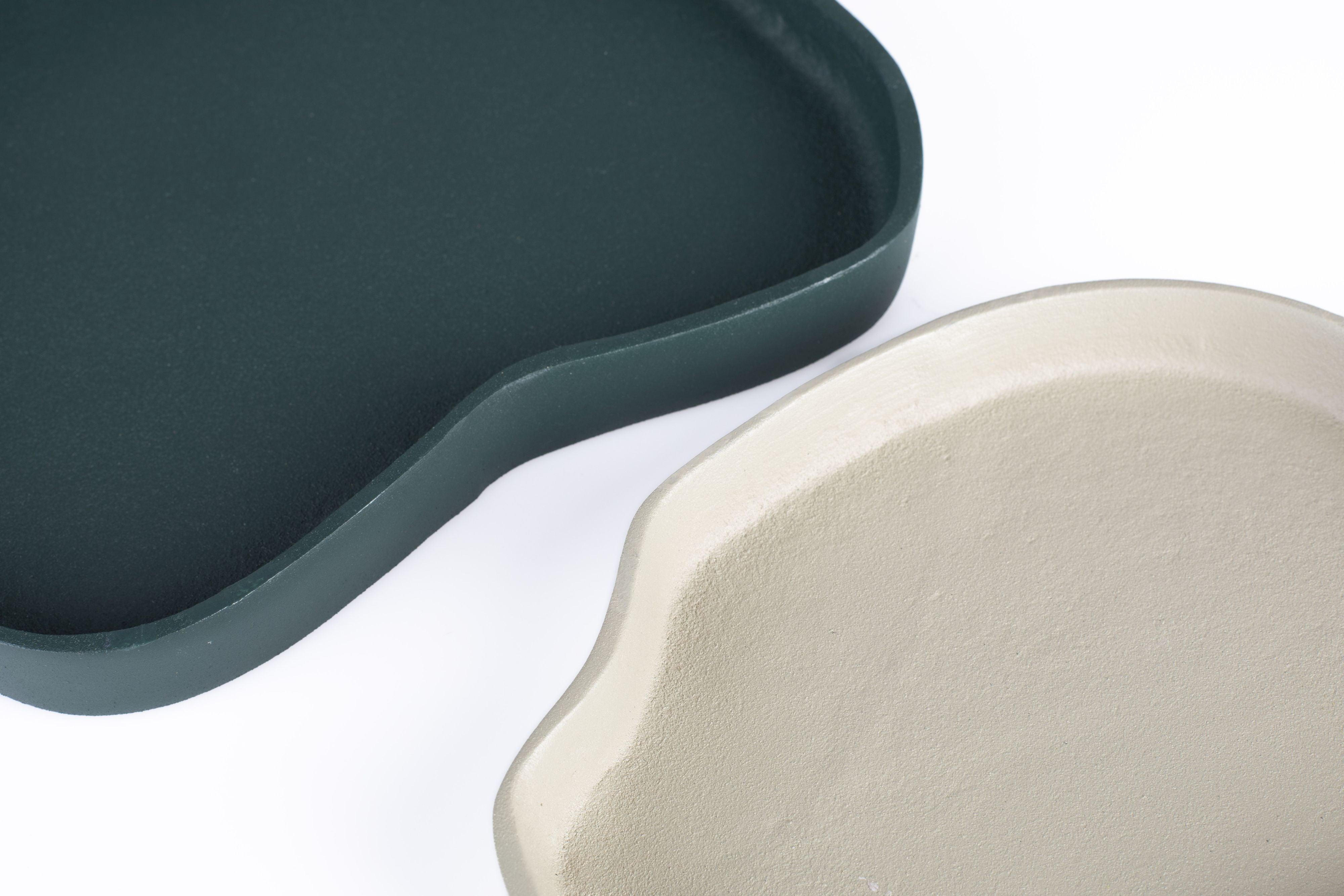 Zestaw tac REVOLT zielono-beżowy Zuiver Eye on Design