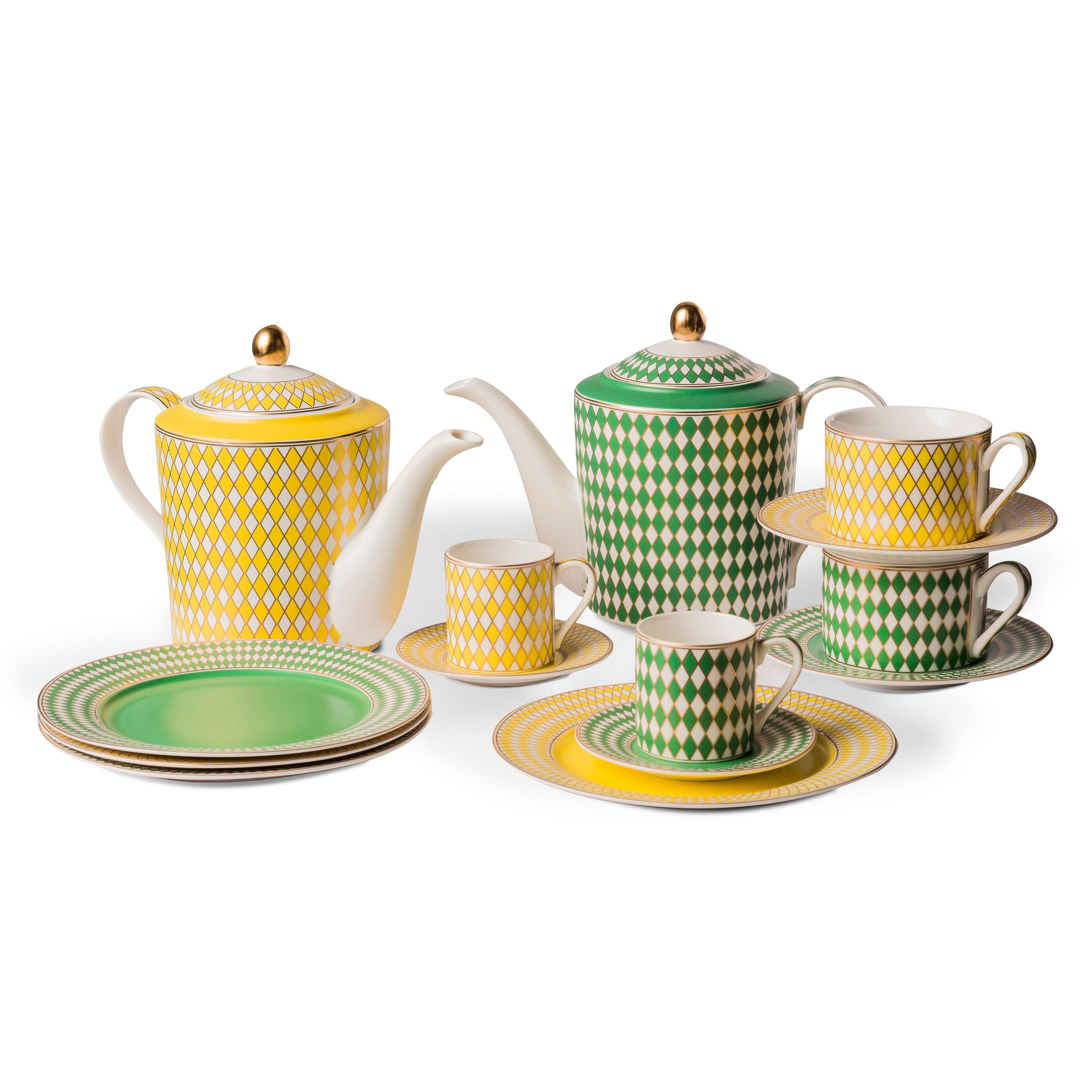 Zestaw talerzy CHESS porcelanowy Pols Potten Eye on Design