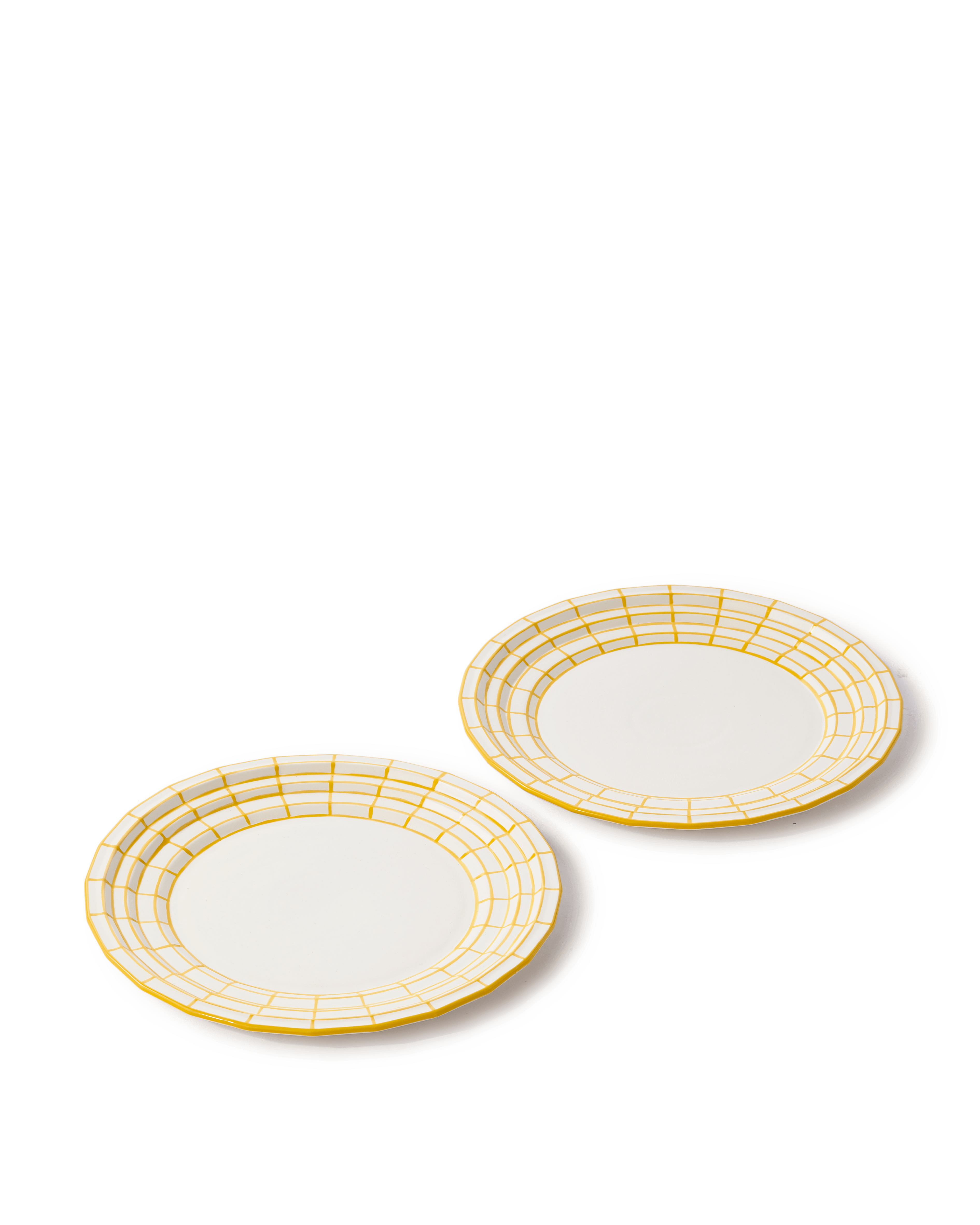 Zestaw talerzy DIGI żółty Pols Potten Eye on Design