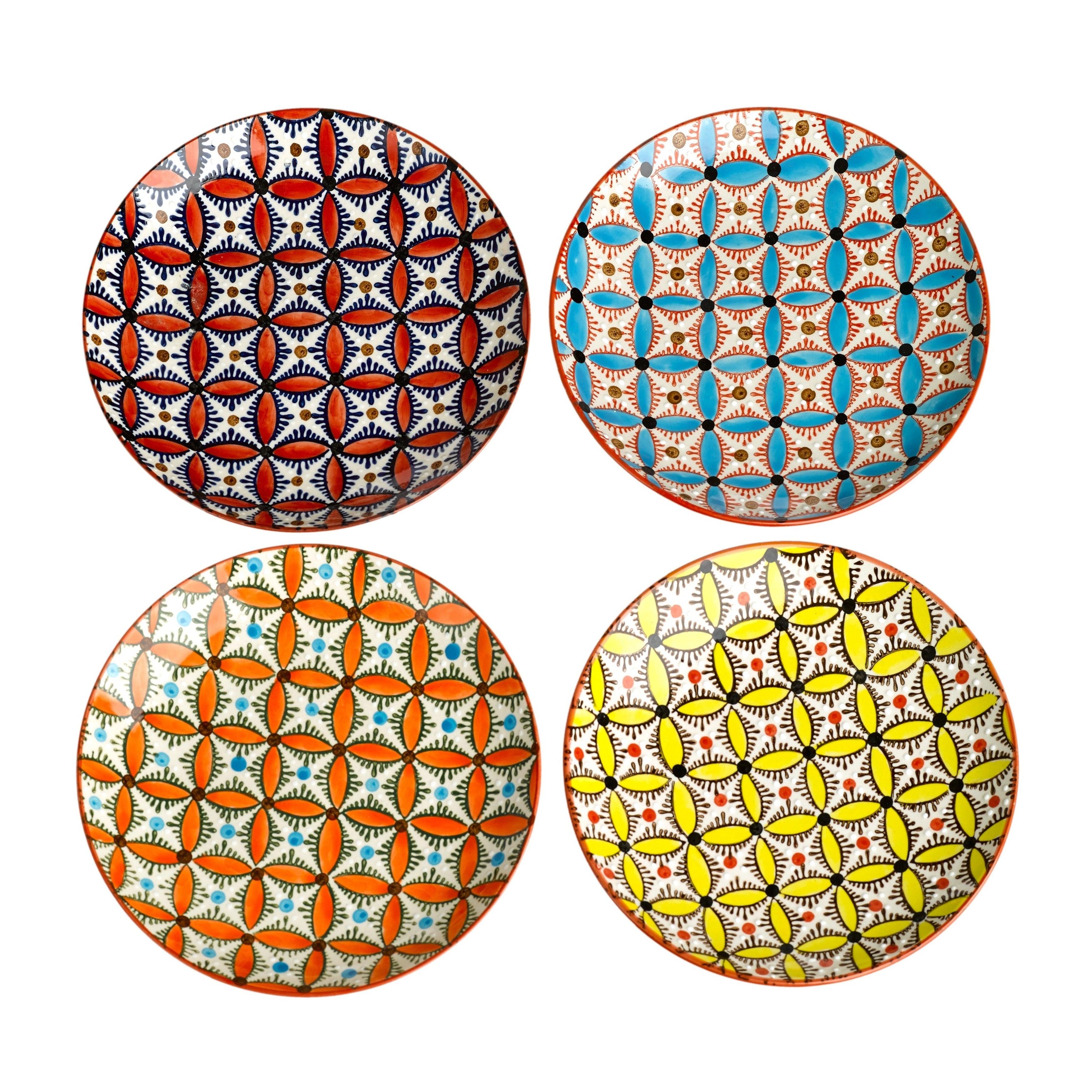 Zestaw talerzy HIPPY ceramiczny Pols Potten Eye on Design