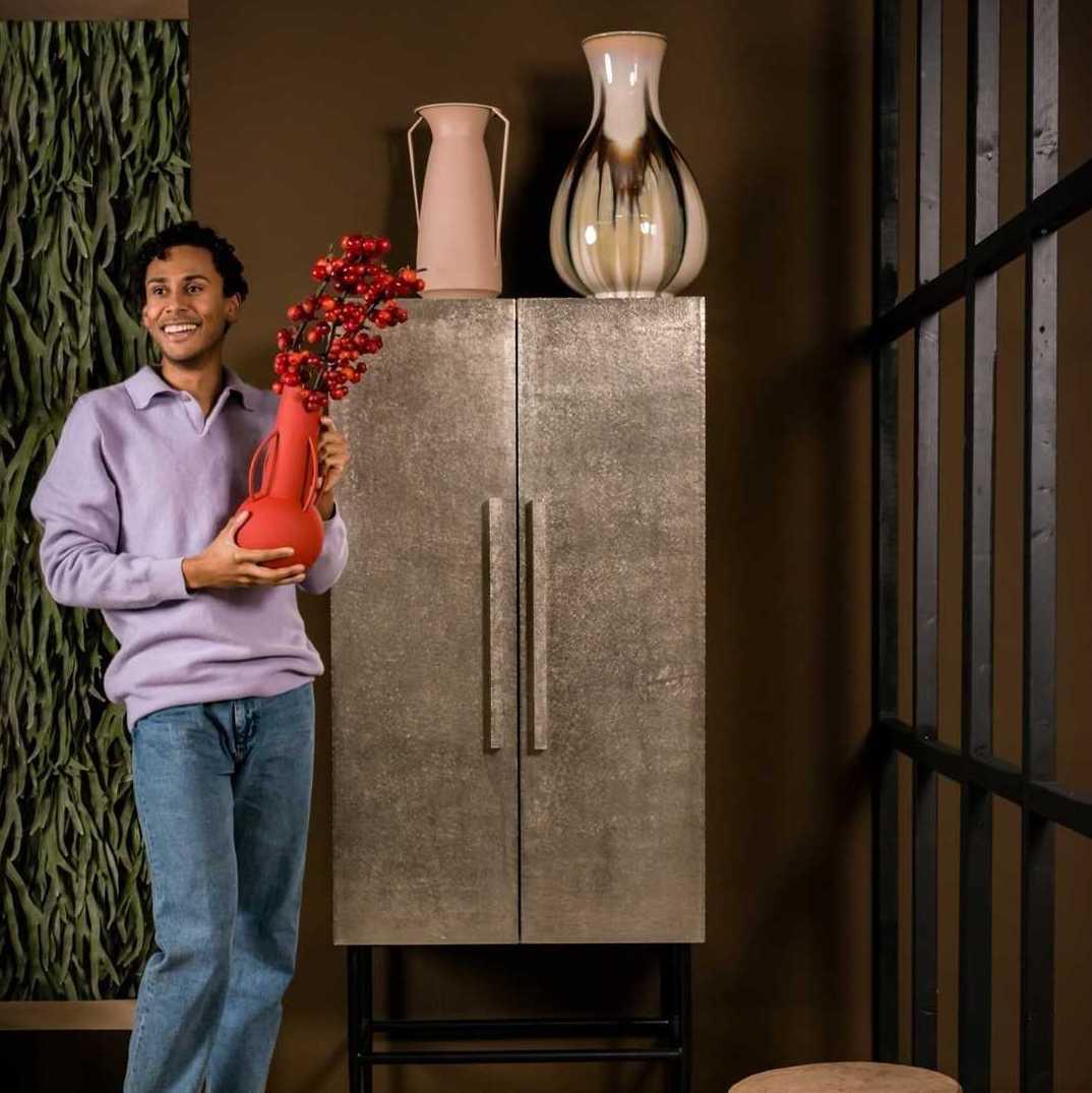 Zestaw wazonów ROMAN różowy Pols Potten Eye on Design