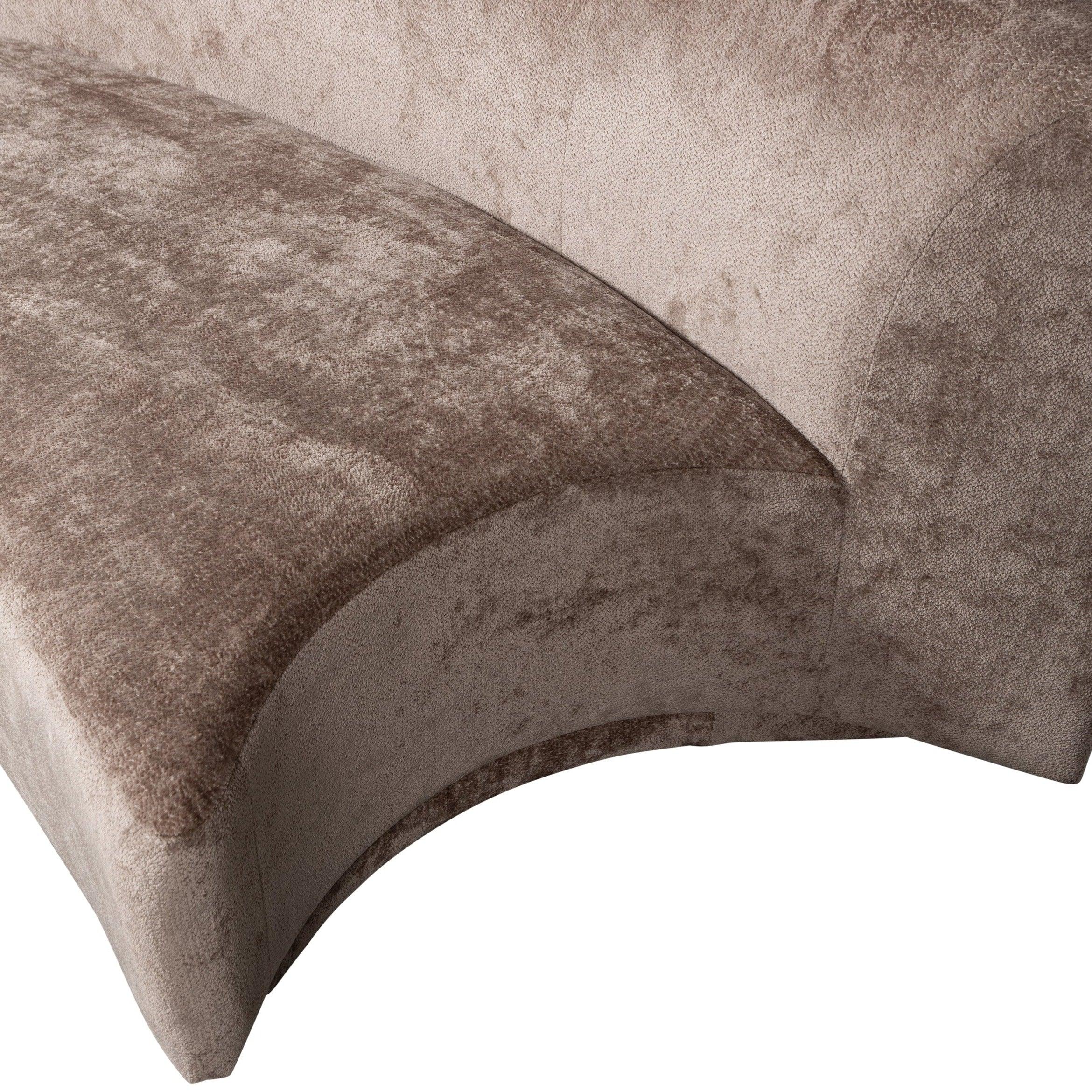 Zestaw wypoczynkowy z fotelem i pufą POPULAR brązowy Be Pure Eye on Design