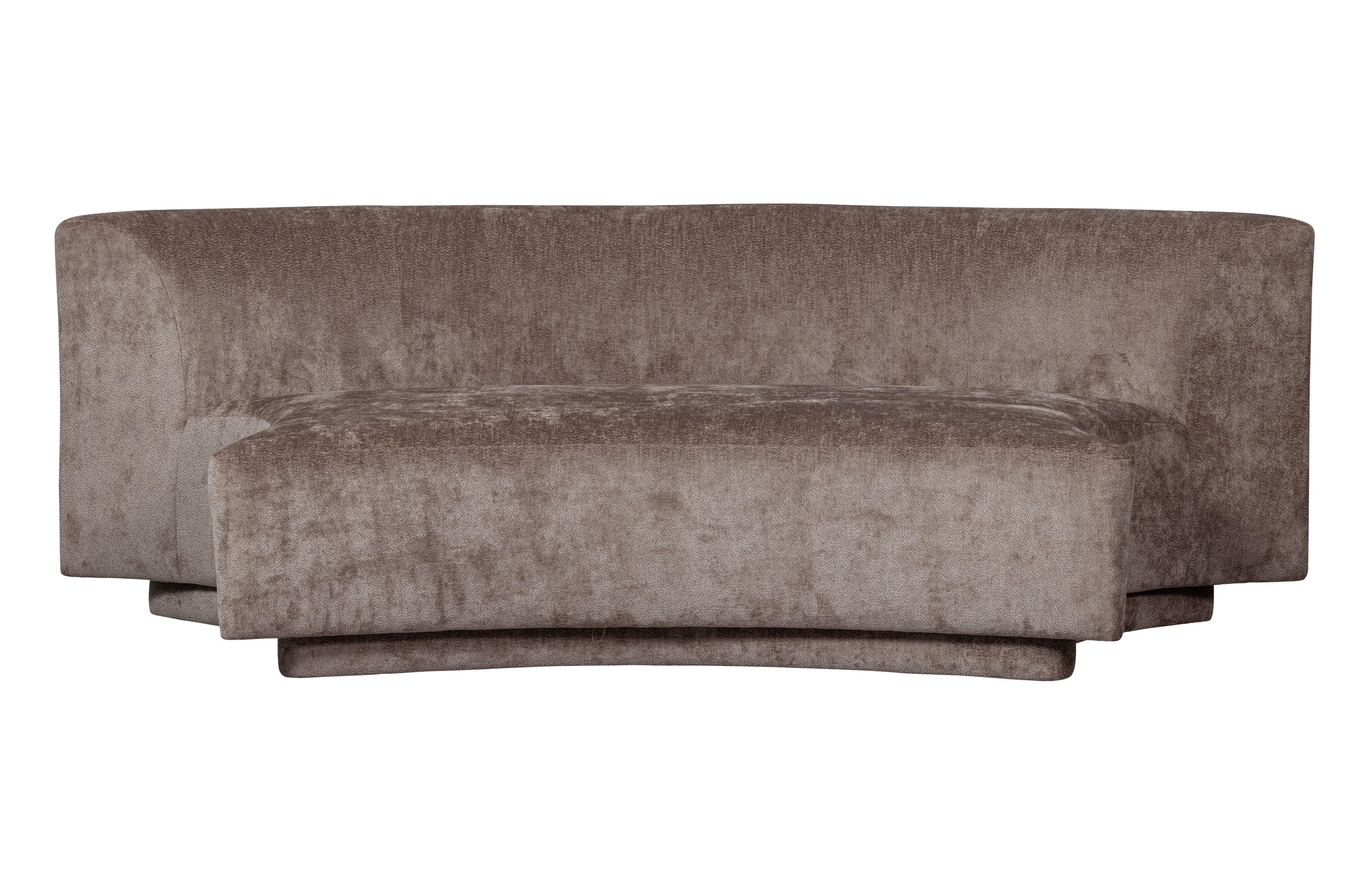 Zestaw wypoczynkowy z fotelem i pufą POPULAR brązowy Be Pure Eye on Design