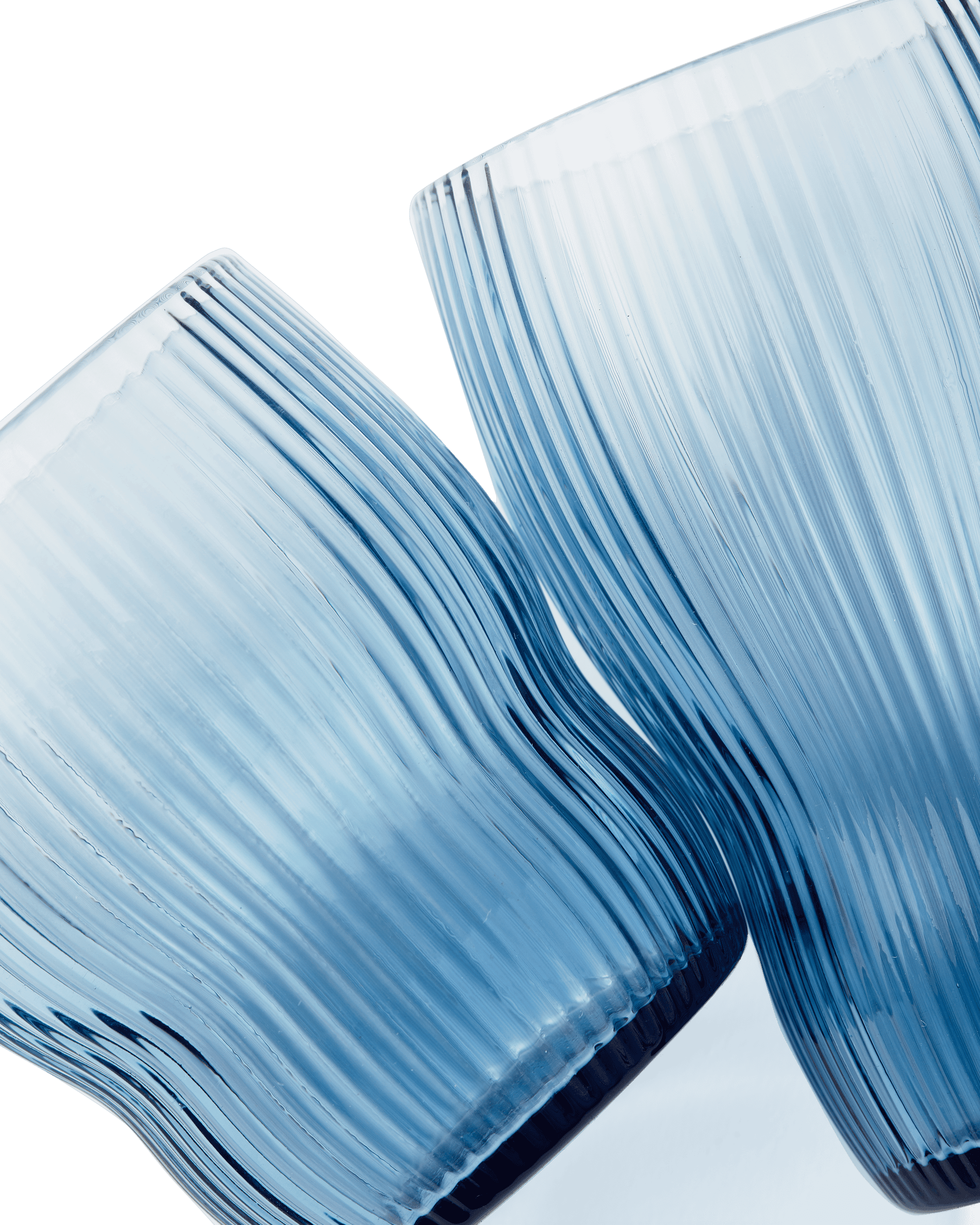 Zestaw wysokich szklanek PUM błękitny Pols Potten Eye on Design