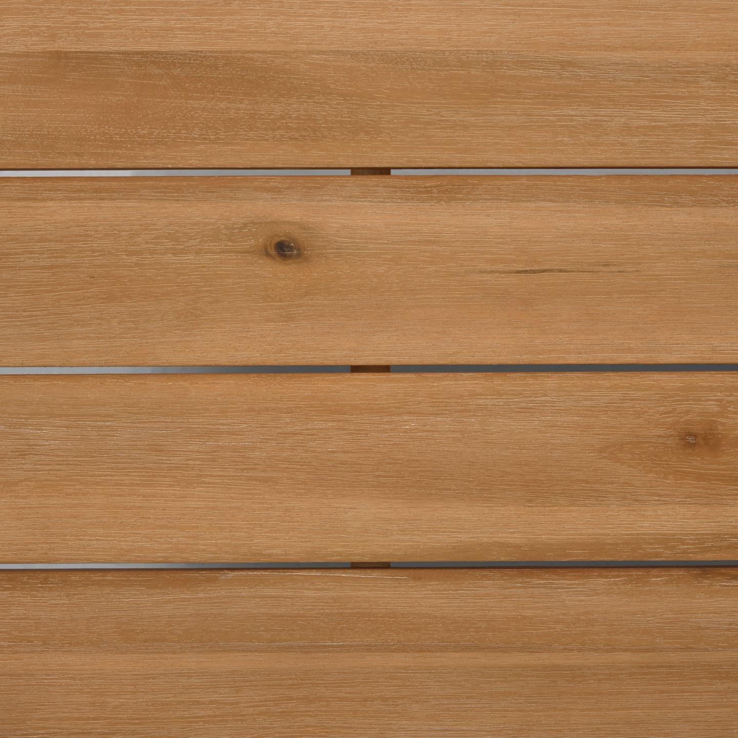 Zestaw zewnętrzny narożnik i stolik kawowy FLAVIINA lite drewno akacjowe La Forma Eye on Design