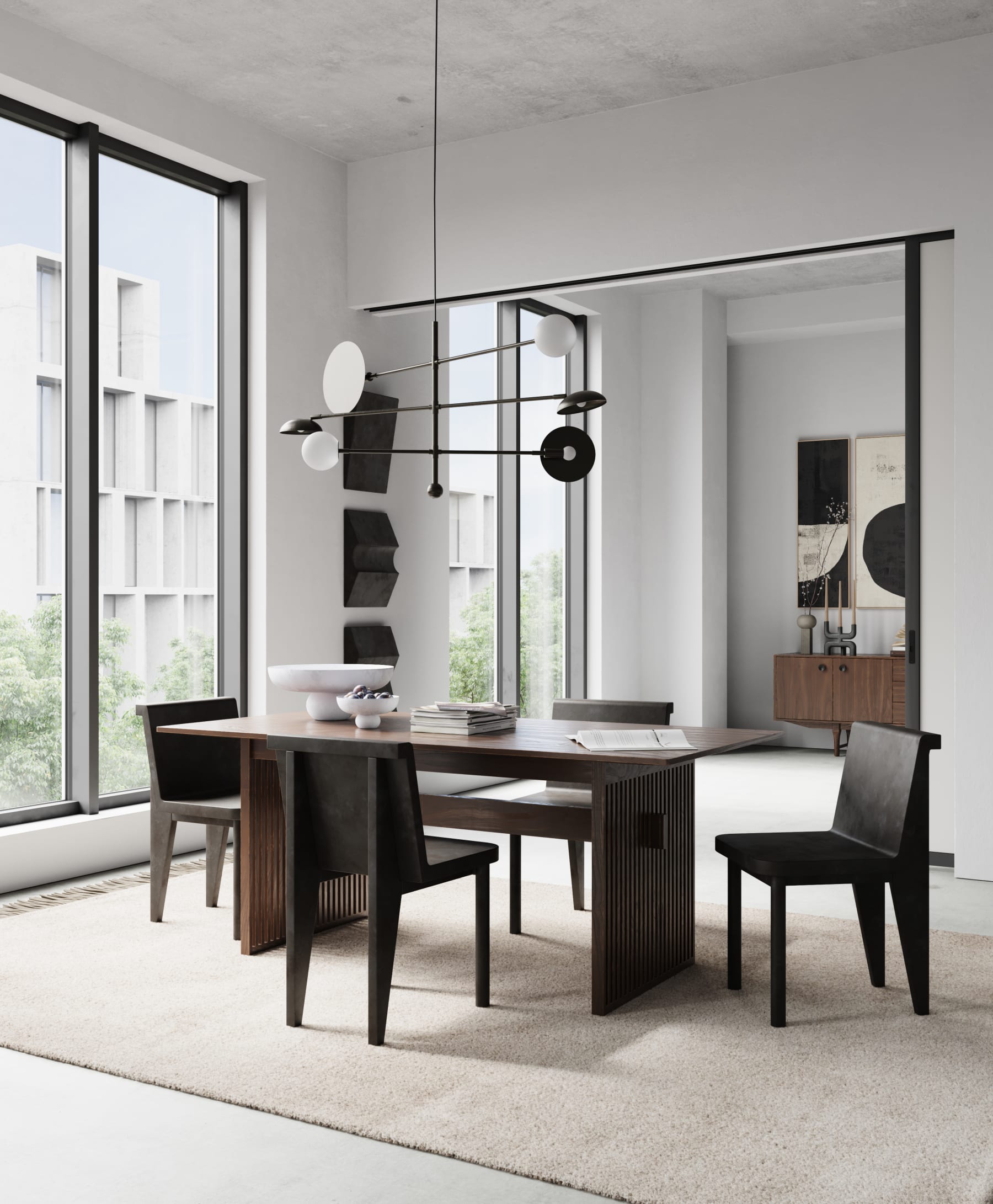 HIHAT metalen knoppen zwart-bruin