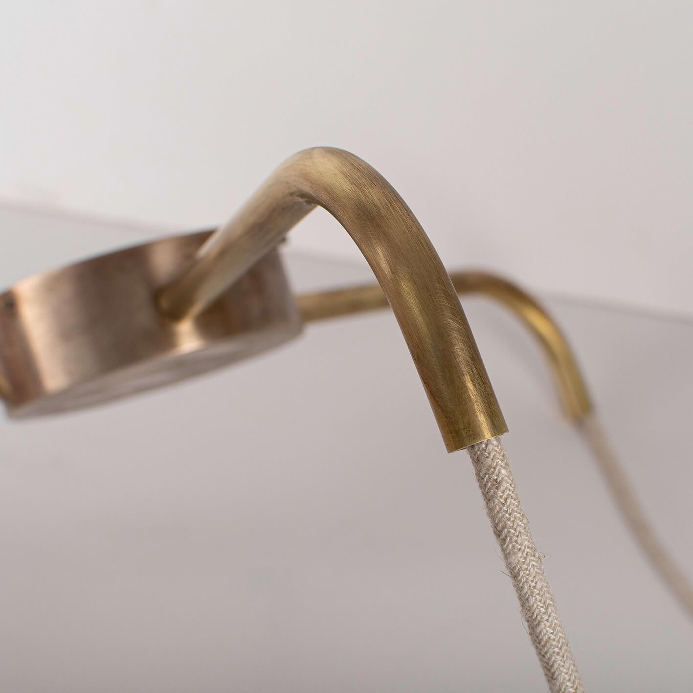 Żyrandol alabastrowy SELENE nikiel Embassy Interiors Eye on Design