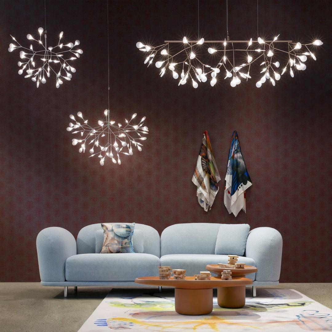 Żyrandol HERACLEUM III LINEAR niklowany Moooi Eye on Design