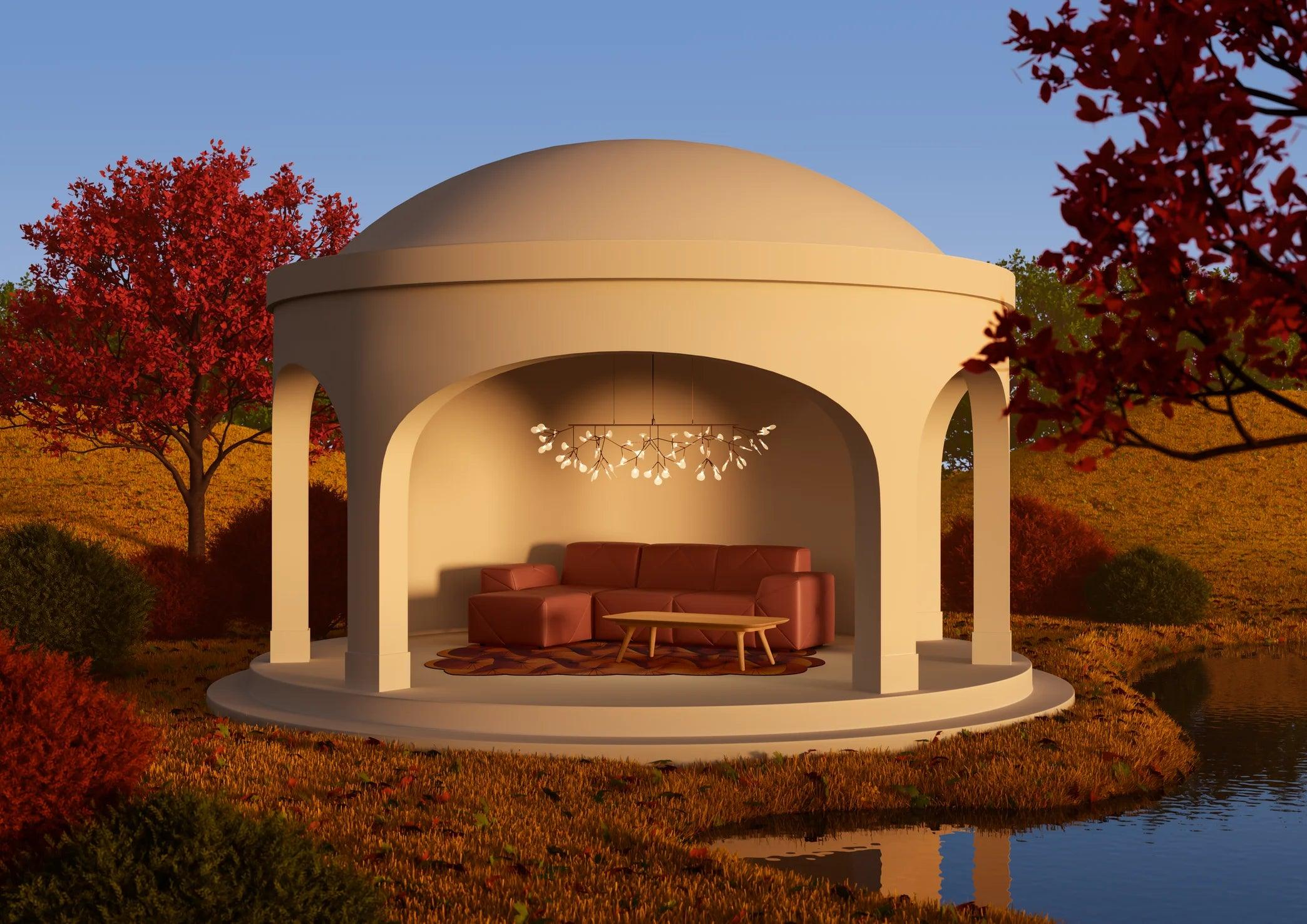 Żyrandol HERACLEUM III LINEAR zielony Moooi Eye on Design