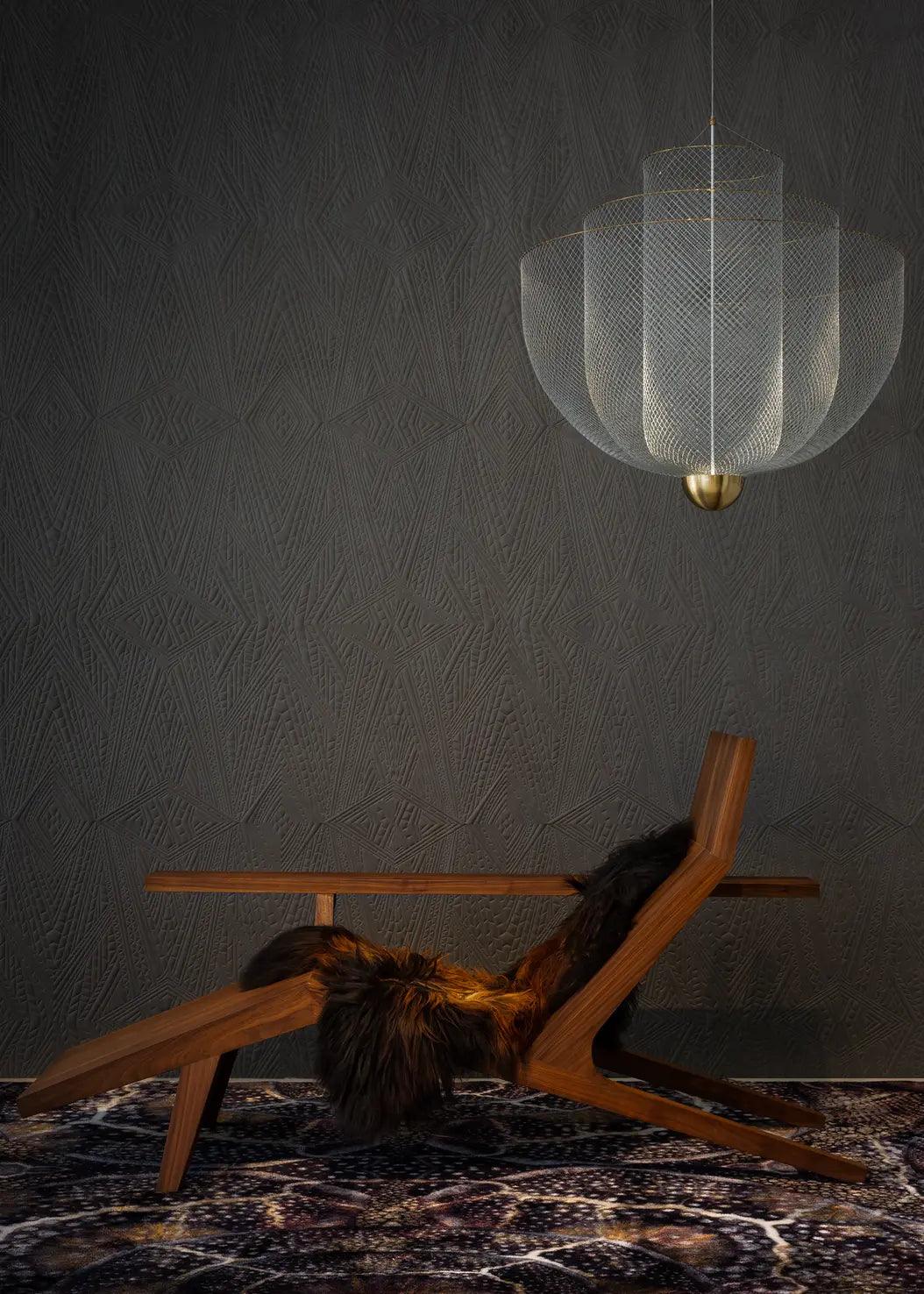 Żyrandol MESHMATICS mosiądz Moooi Eye on Design