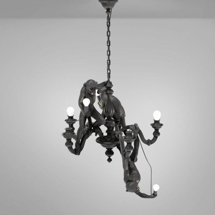 Żyrandol MONKEY czarny Seletti Eye on Design