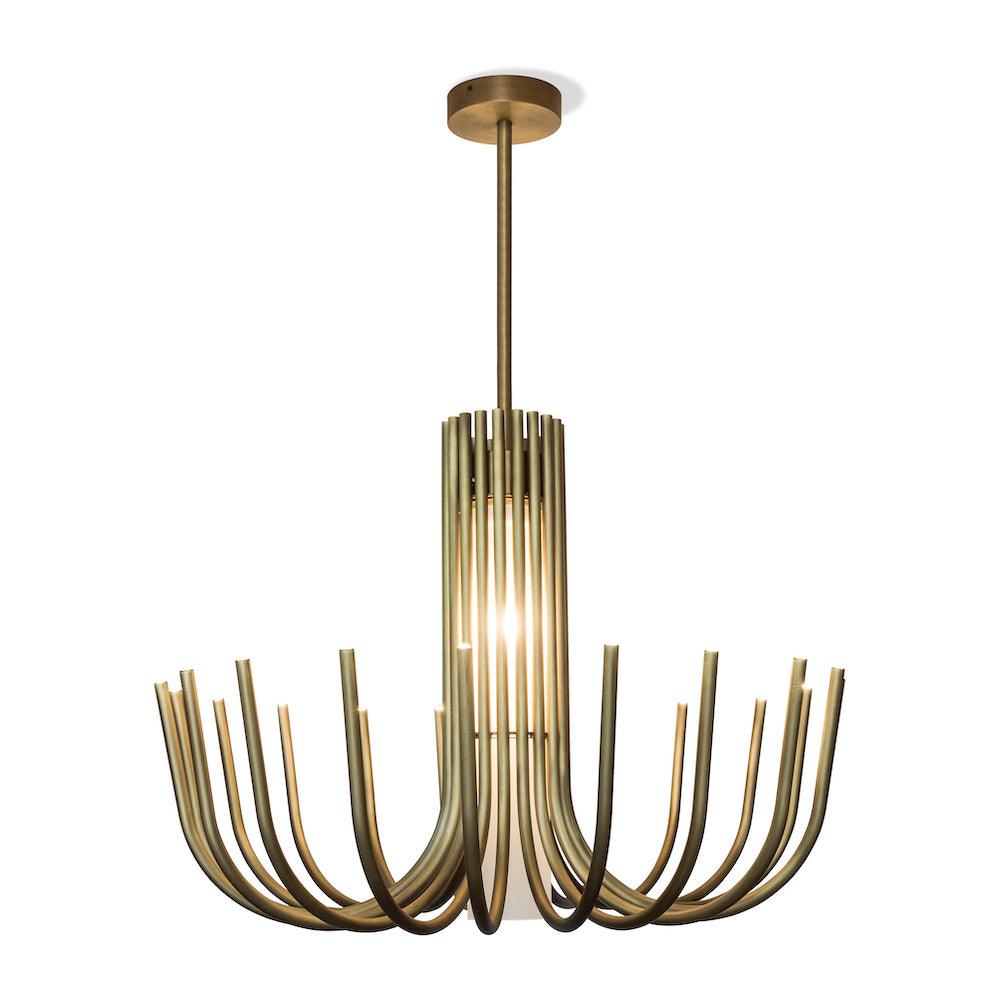 Żyrandol STARDUST LARGE satynowy brąz Contardi Eye on Design