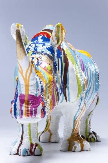 Figurka dekoracyjna RHINOCEROS wielokolorowy Kare Design Eye on Design