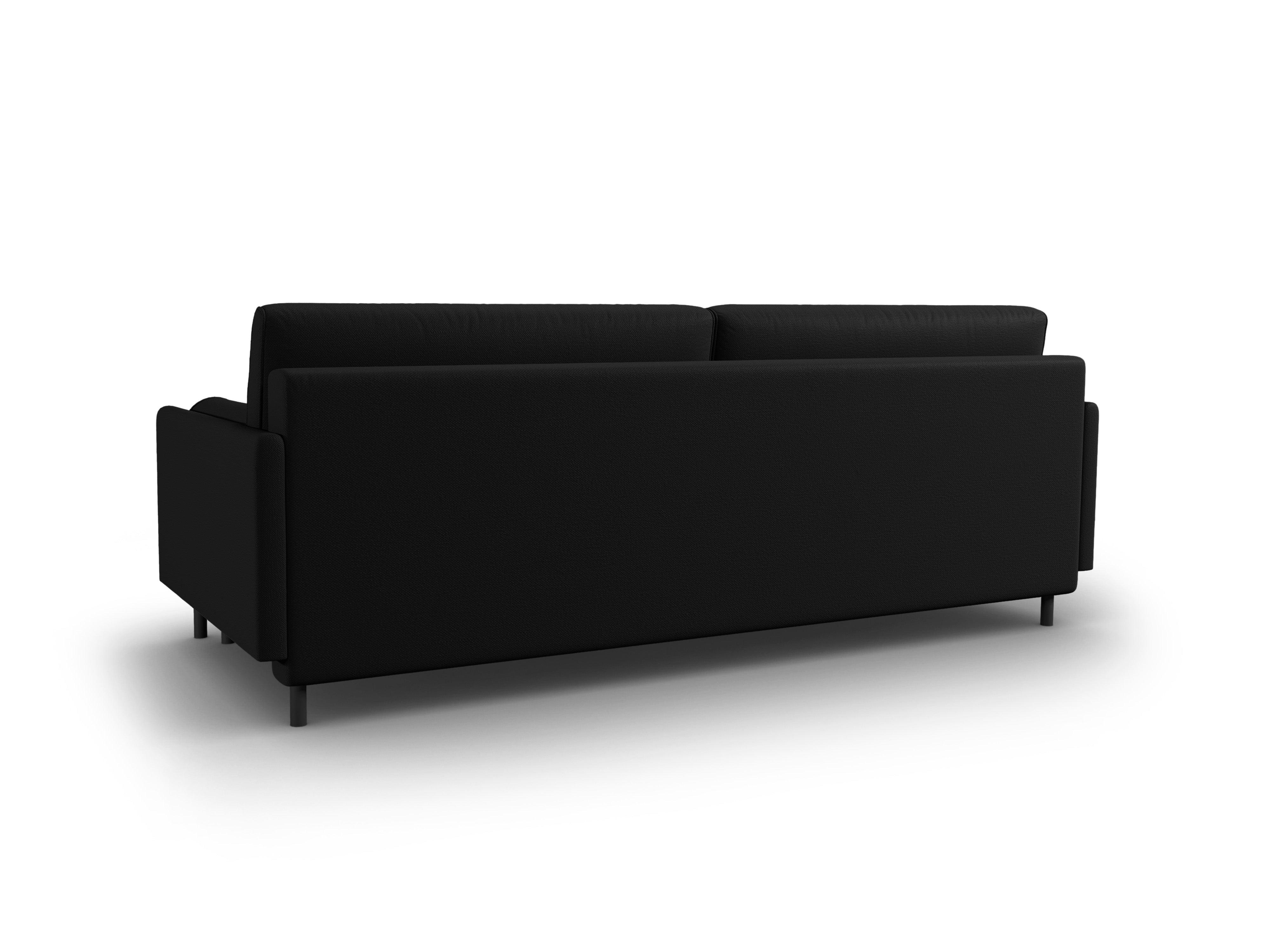 Sofa z funkcją spania SCOTT czarny Micadoni Eye on Design