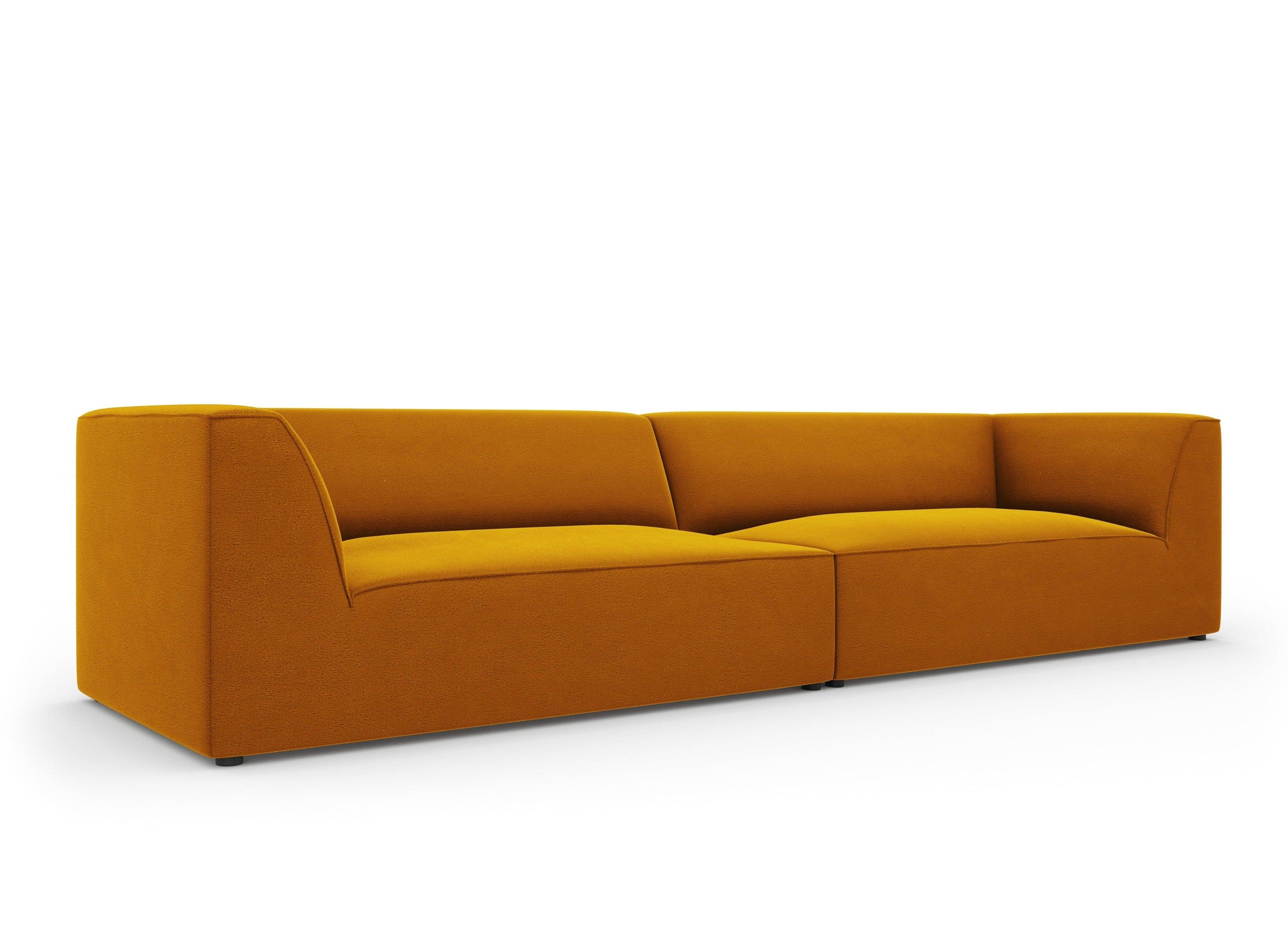 Sofa aksamitna RUBY żółty Micadoni Eye on Design