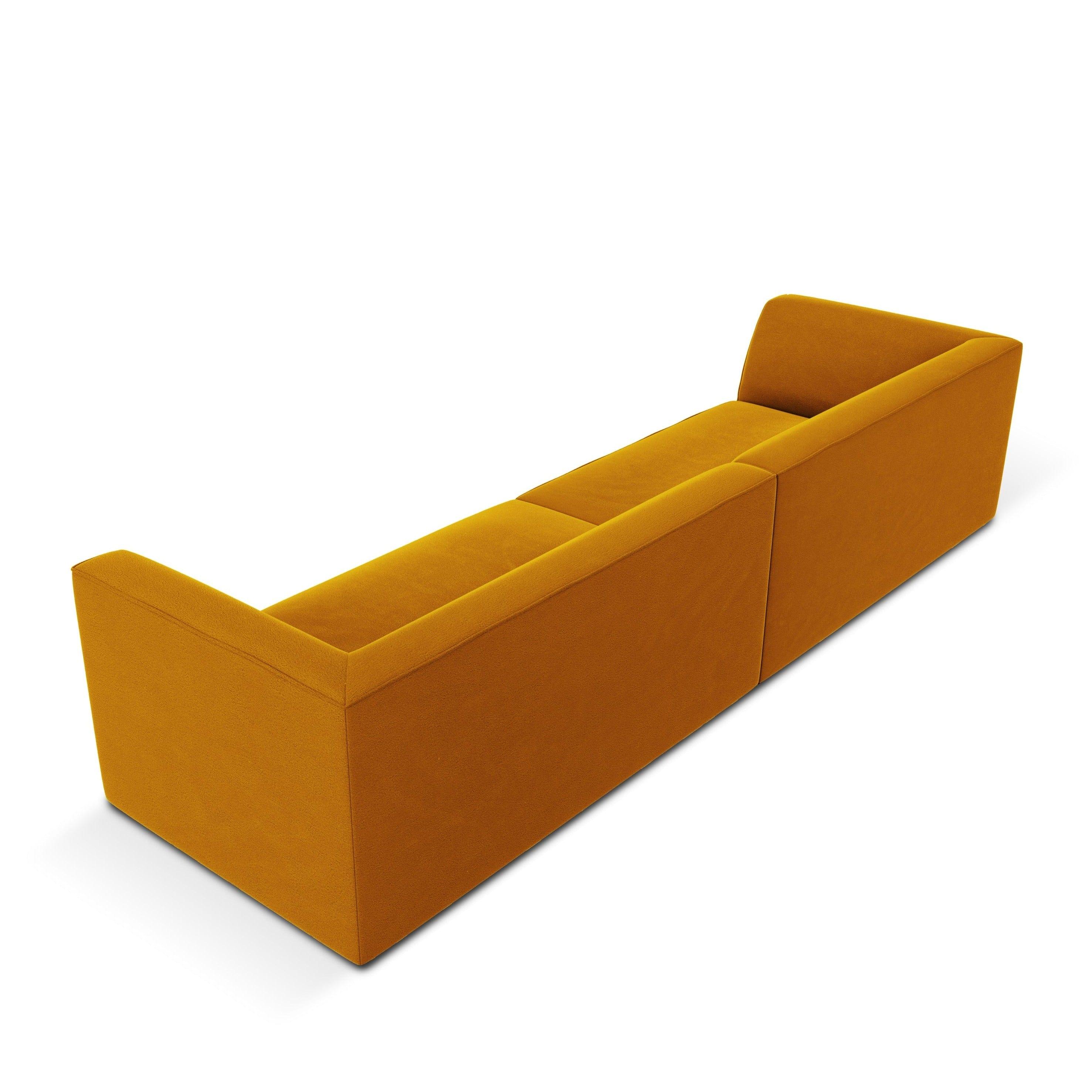 Sofa aksamitna RUBY żółty Micadoni Eye on Design