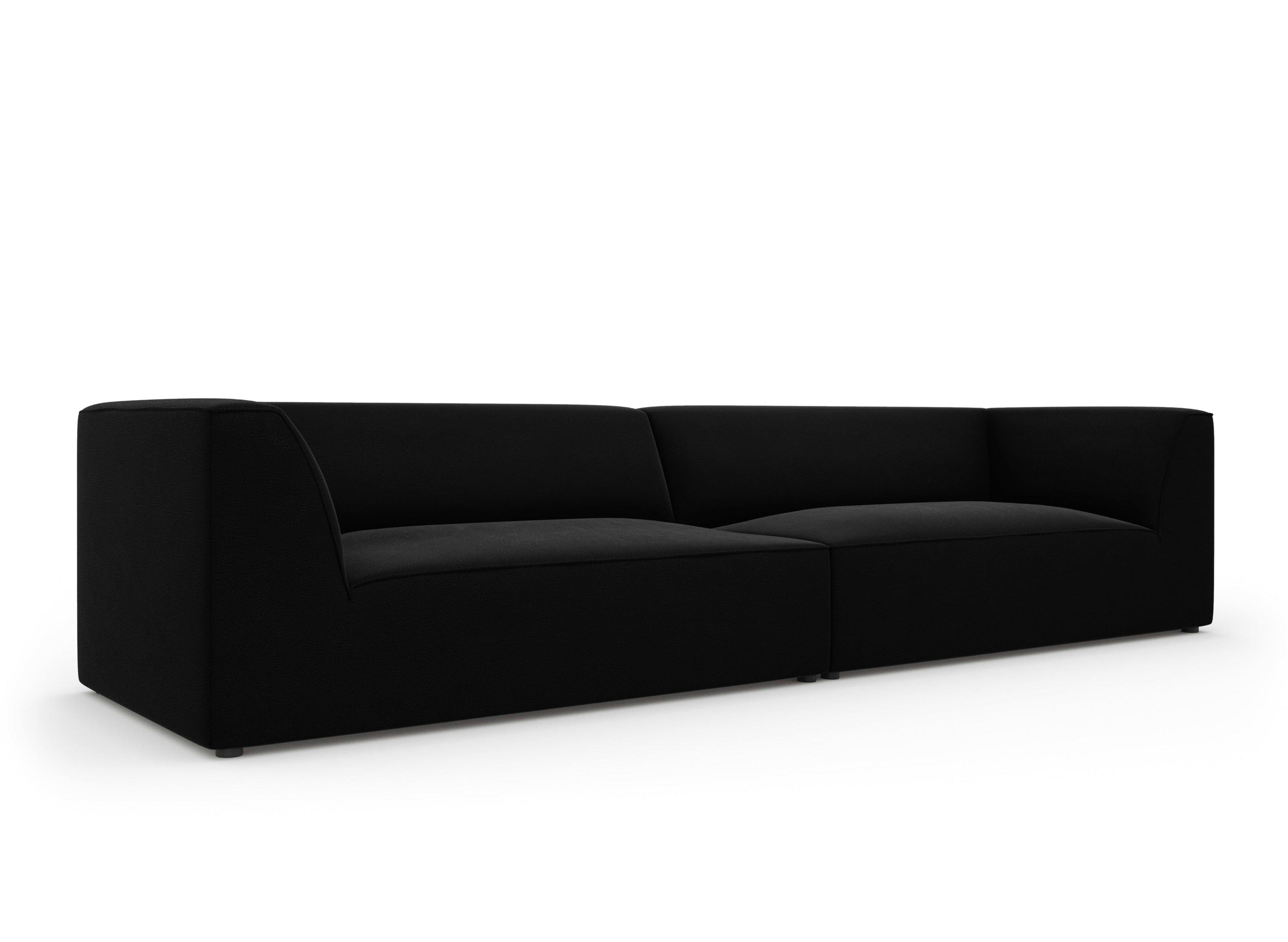 Sofa aksamitna RUBY czarny Micadoni Eye on Design