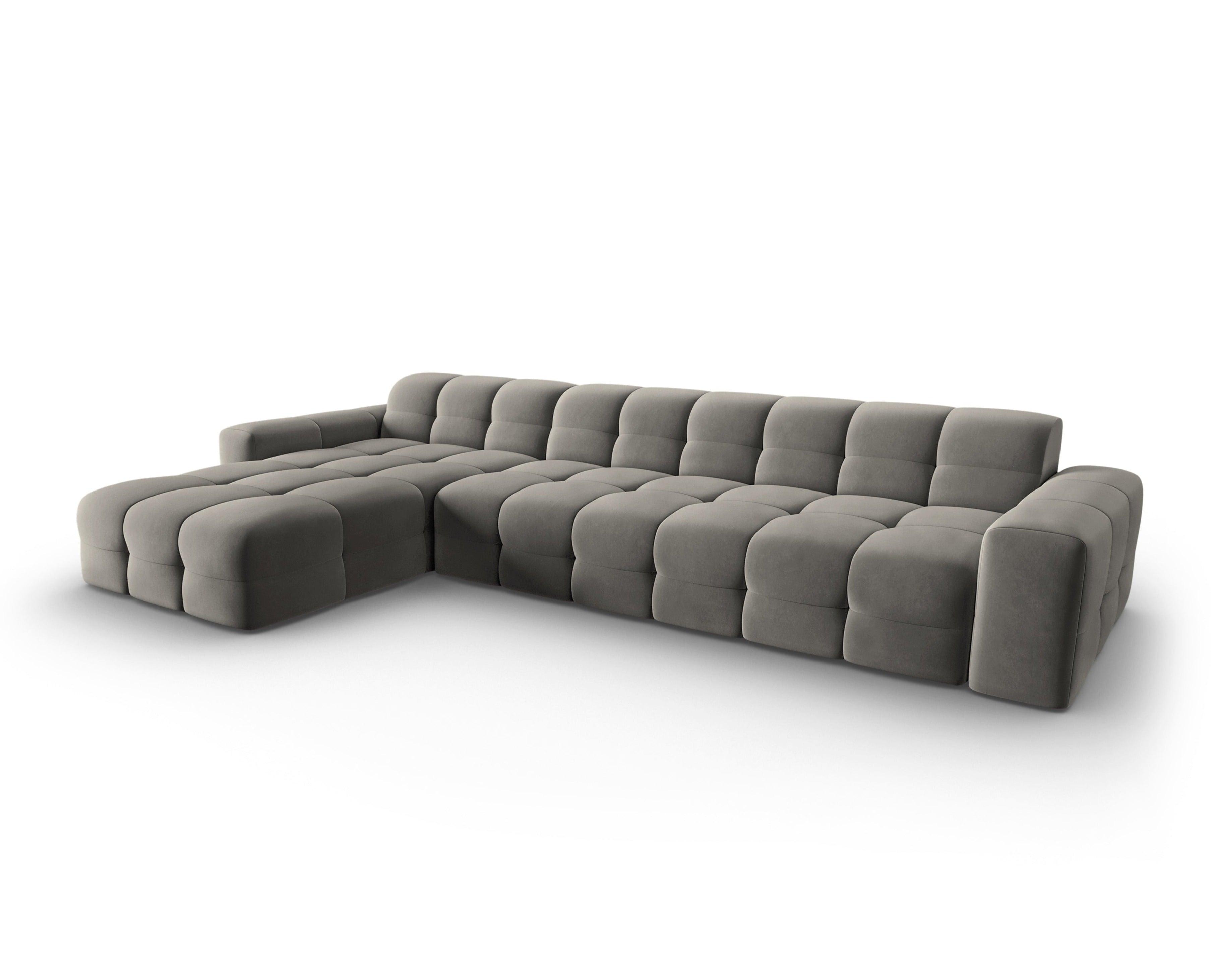 Narożnik lewostronny 5-osobowy KENDAL szary Micadoni Eye on Design