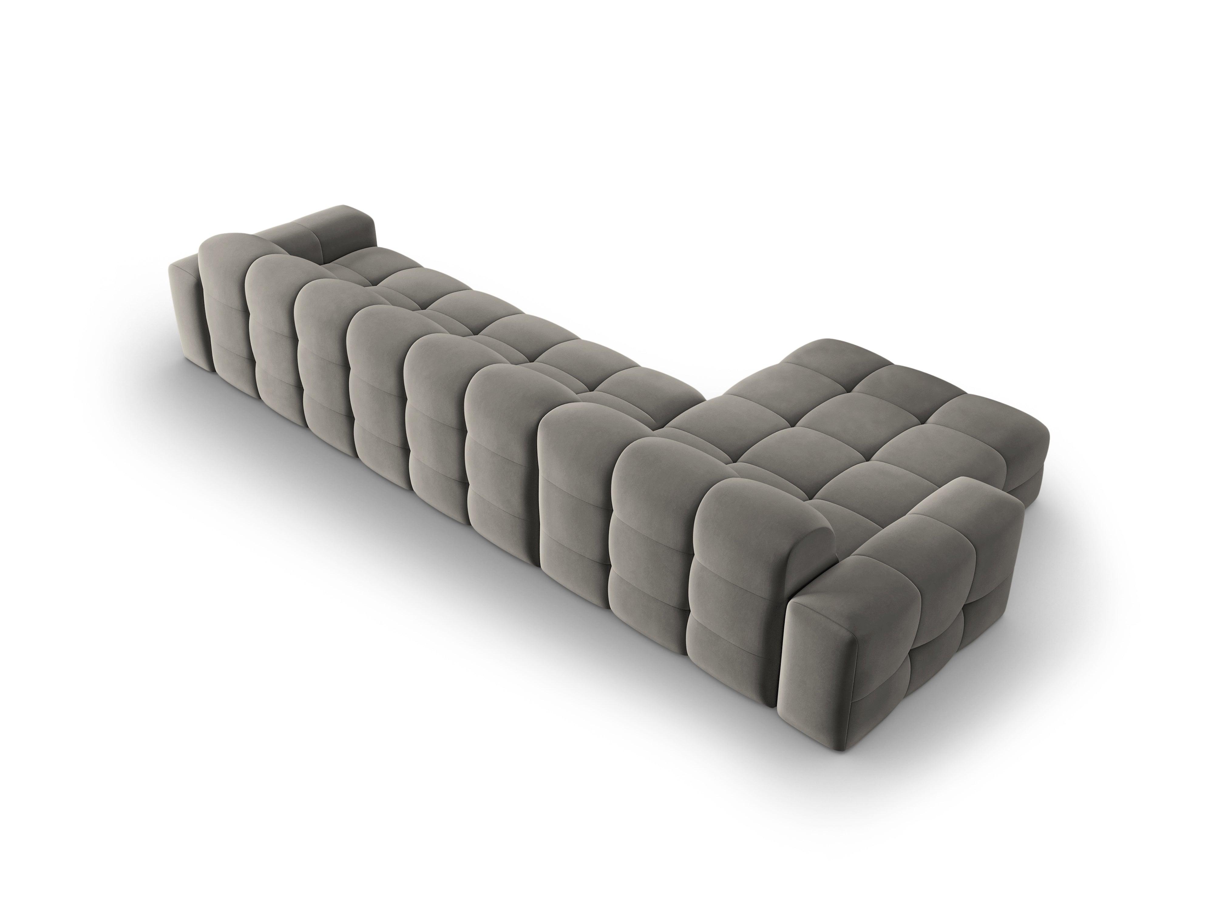 Narożnik lewostronny 5-osobowy KENDAL szary Micadoni Eye on Design