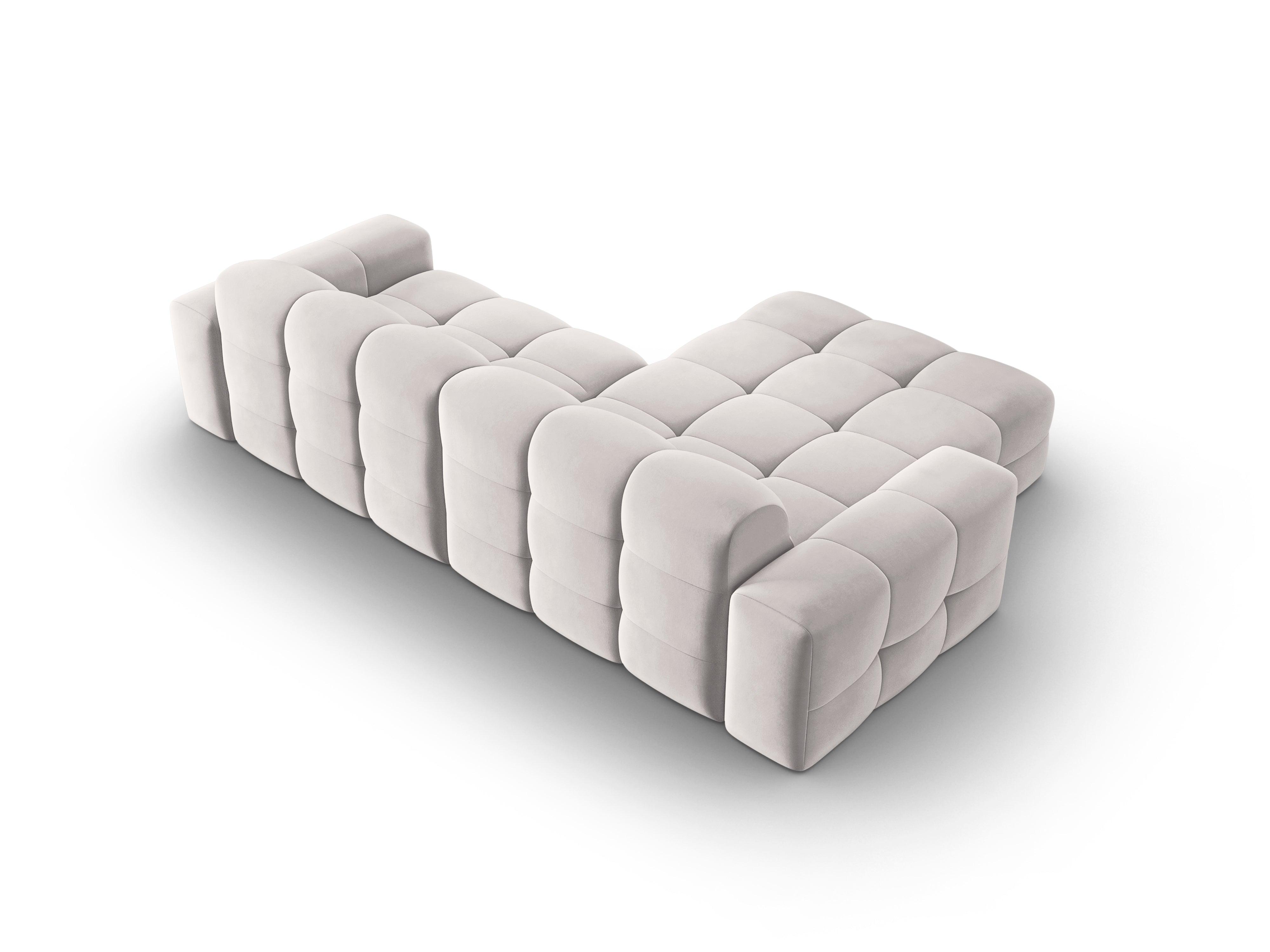 Narożnik lewostronny 4-osobowy KENDAL jasnoszary Micadoni Eye on Design